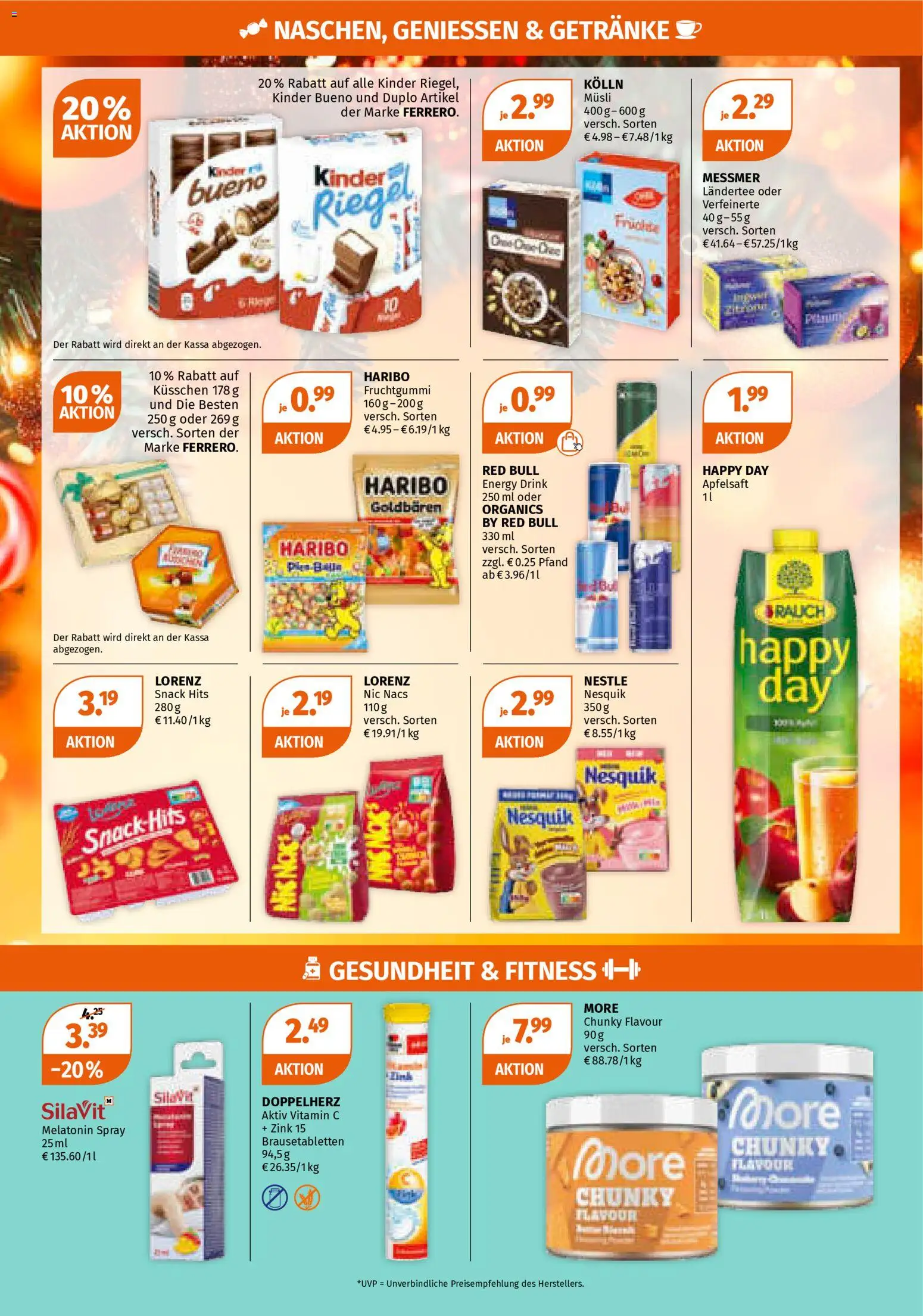 Müller Weihnachtsfreude schenken gültig ab 15.12.2025 | Seite: 10 | Produkte: Planche de surf