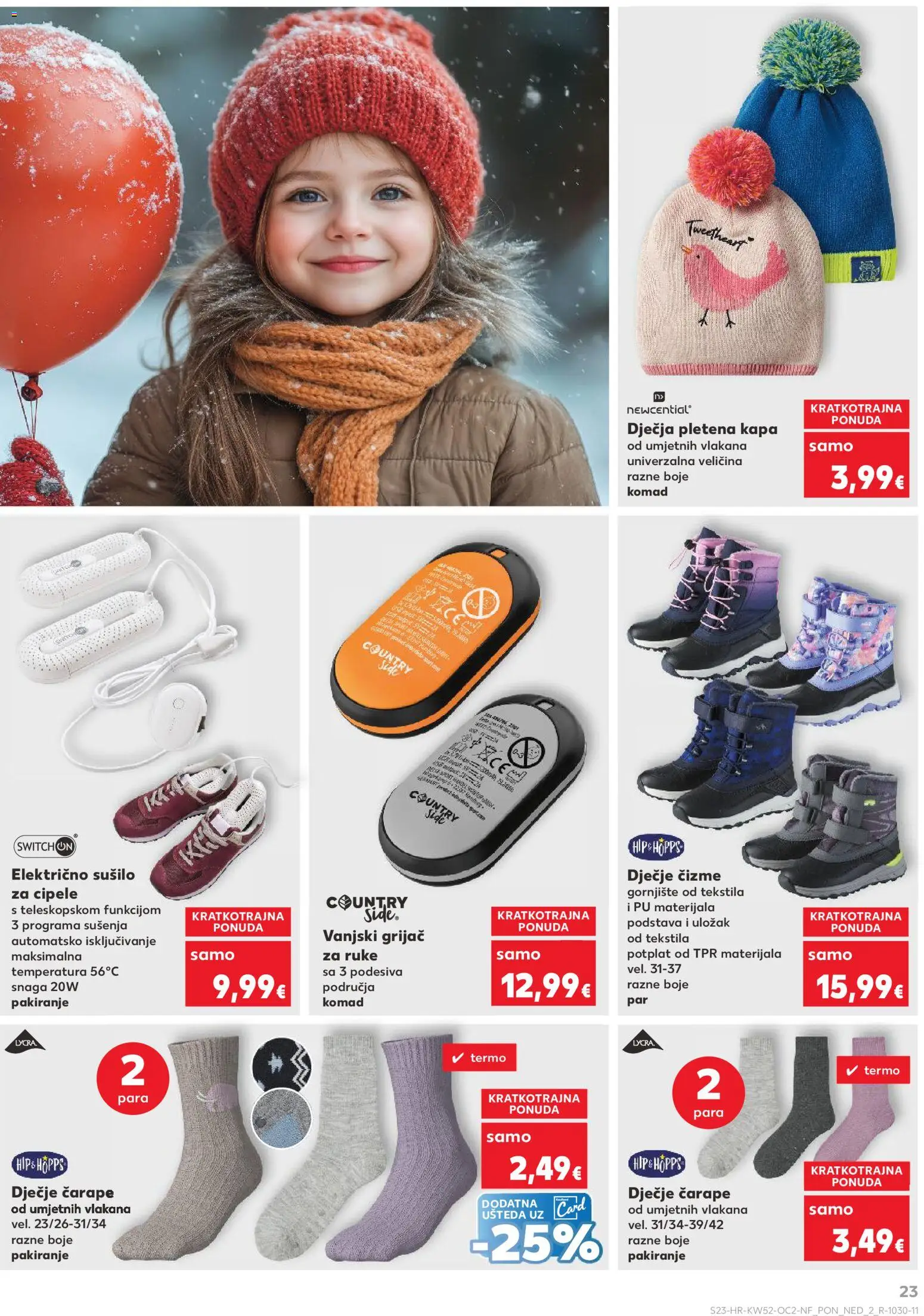 Kaufland HR akciós ujság - amely érvényes a következő dátumtól: 27.12.2025 | Oldal: 23