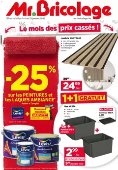 Mr Bricolage folder / publicité - Voorbeeld van een folder van Mr Bricolage, geldig van 06.01.2026