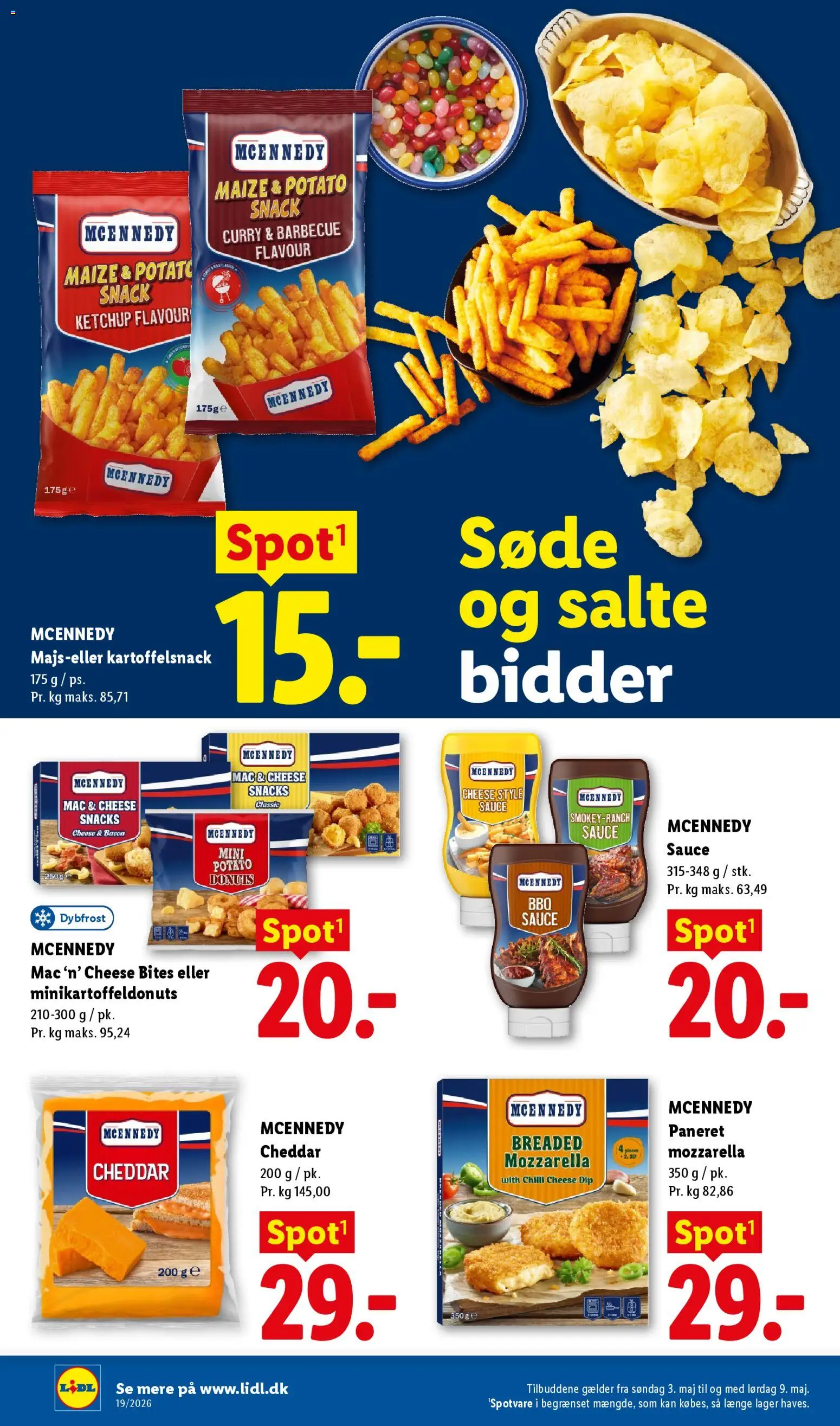 Lidl tilbudsavis – gyldig fra 03.05.2026 | Side: 12 | Produkter: Ketchup, Donuts, Chilli, Bacon