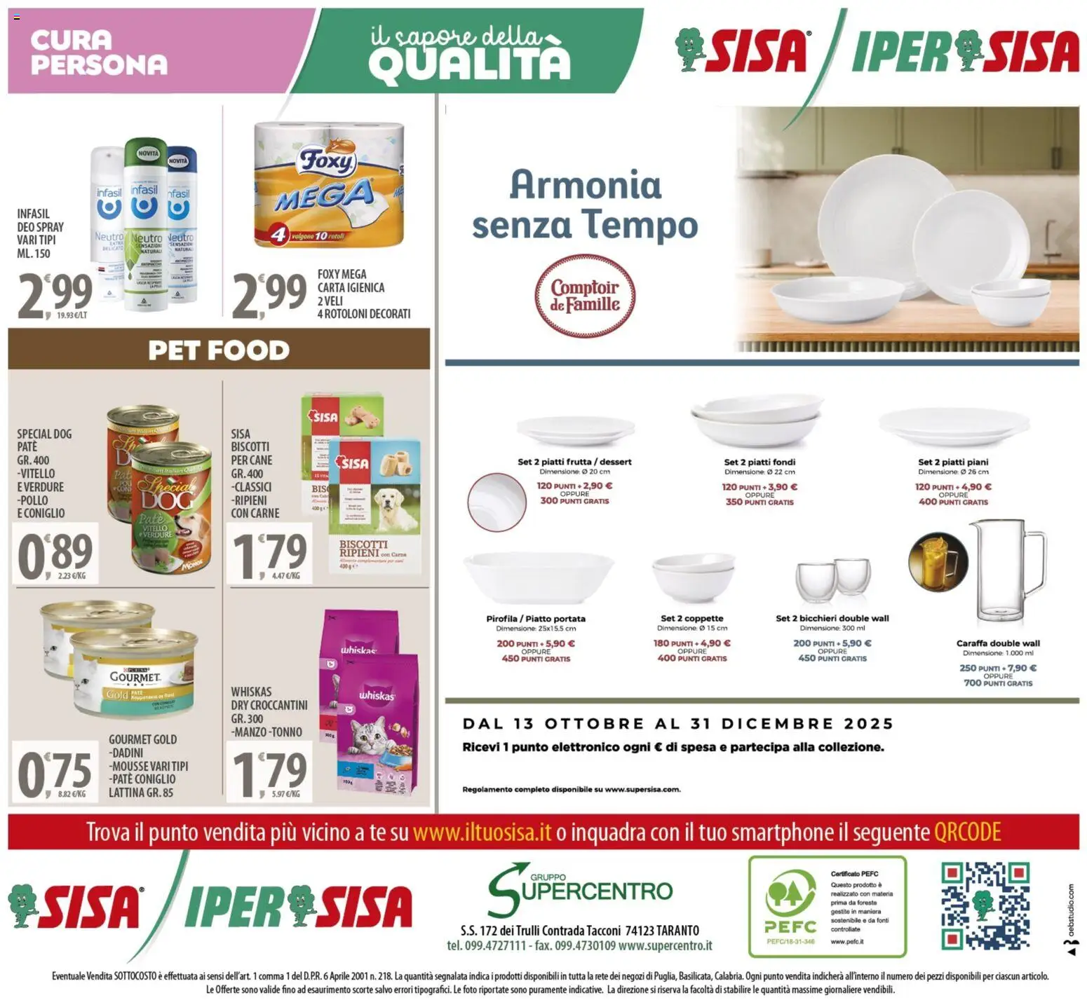 Volantino SISA del 04.11.2025 | Pagina: 16 | Prodotti: Paté, Tè, Vitello, Piatto