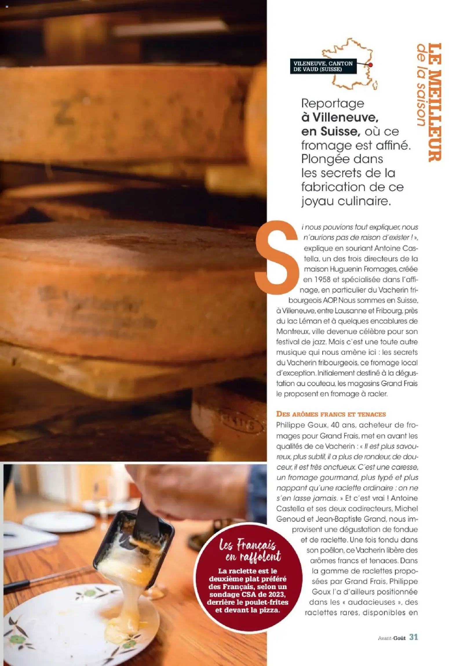 {H1} | Page: 31 | Produits: Mais, Raclette, Fromage