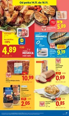 Tastino Domaći bijeli rezani kruh, 500 g - Pregled kataloga iz trgovine Lidl, vrijedi od 10.11.2025 | Stranica: 87