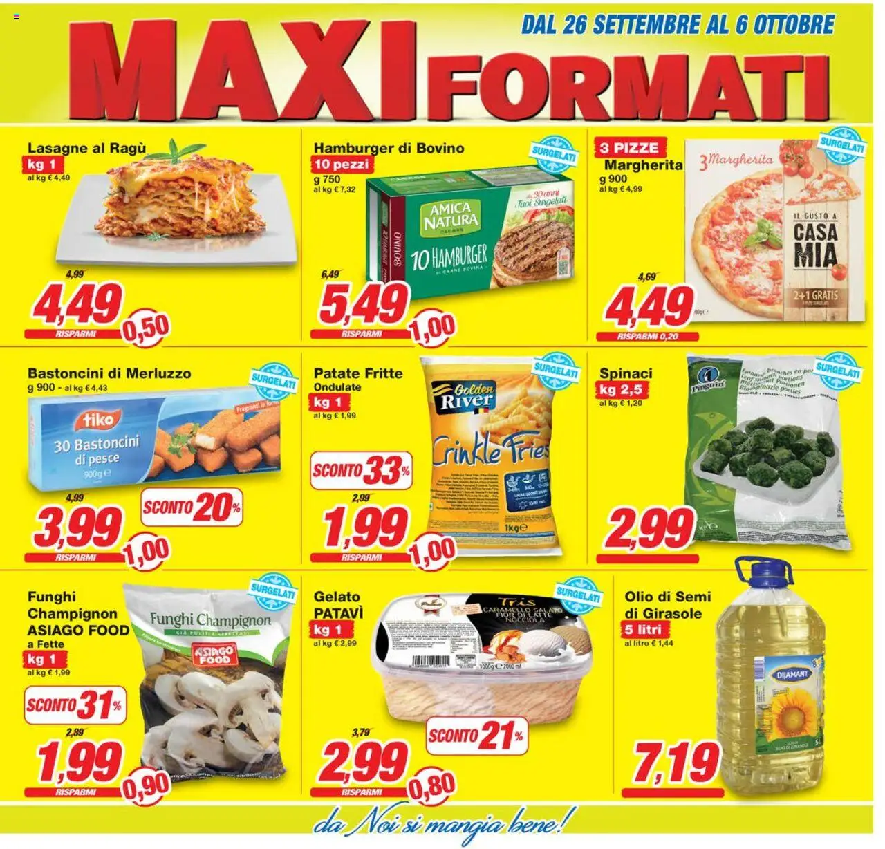 Volantino Prix del 26.09.2025 | Pagina: 3 | Prodotti: Merluzzo, Gelato, Patate, Latte