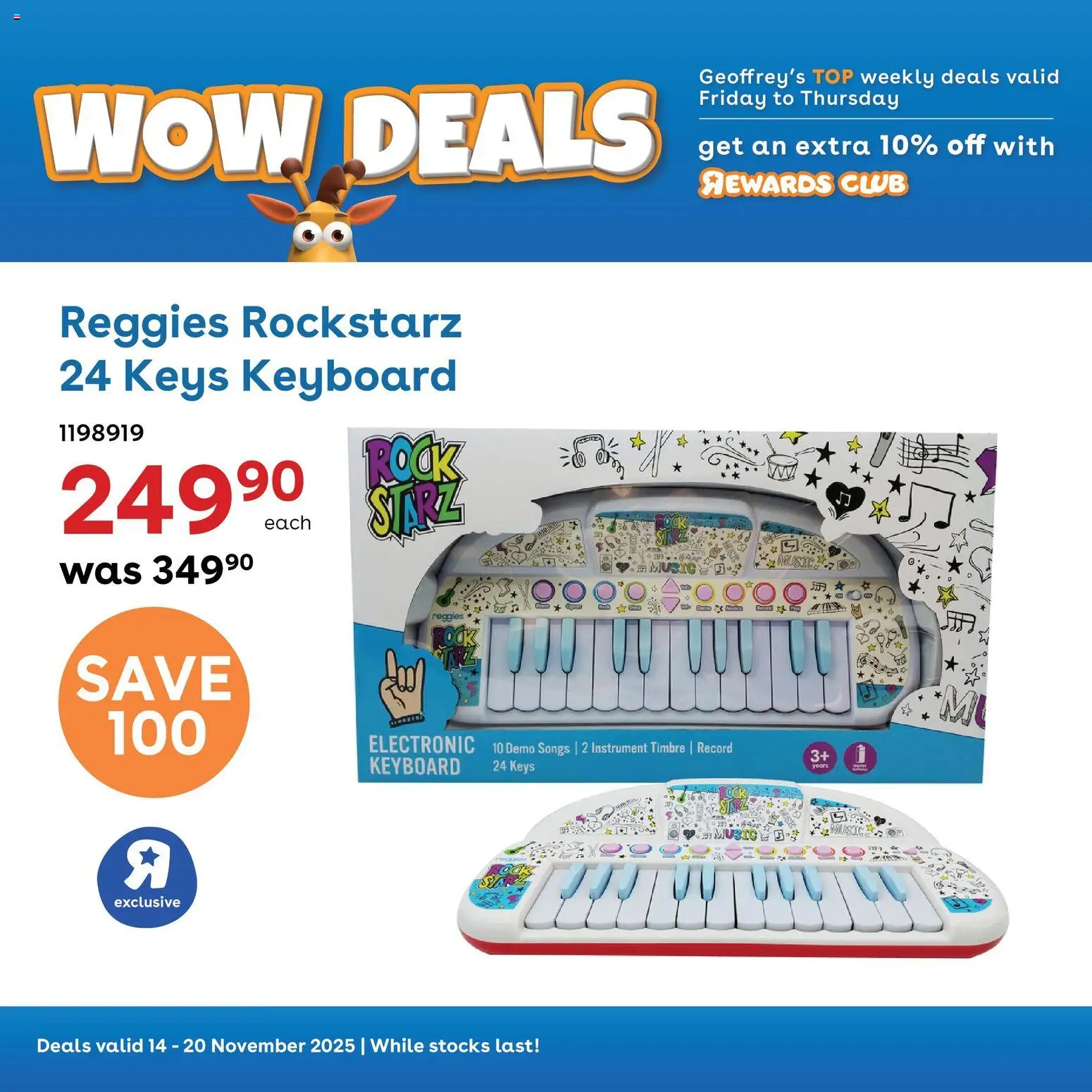 New Toys R Us catalogue – valid from 14.11.2025 | Page: 5 | Products: Keyboard