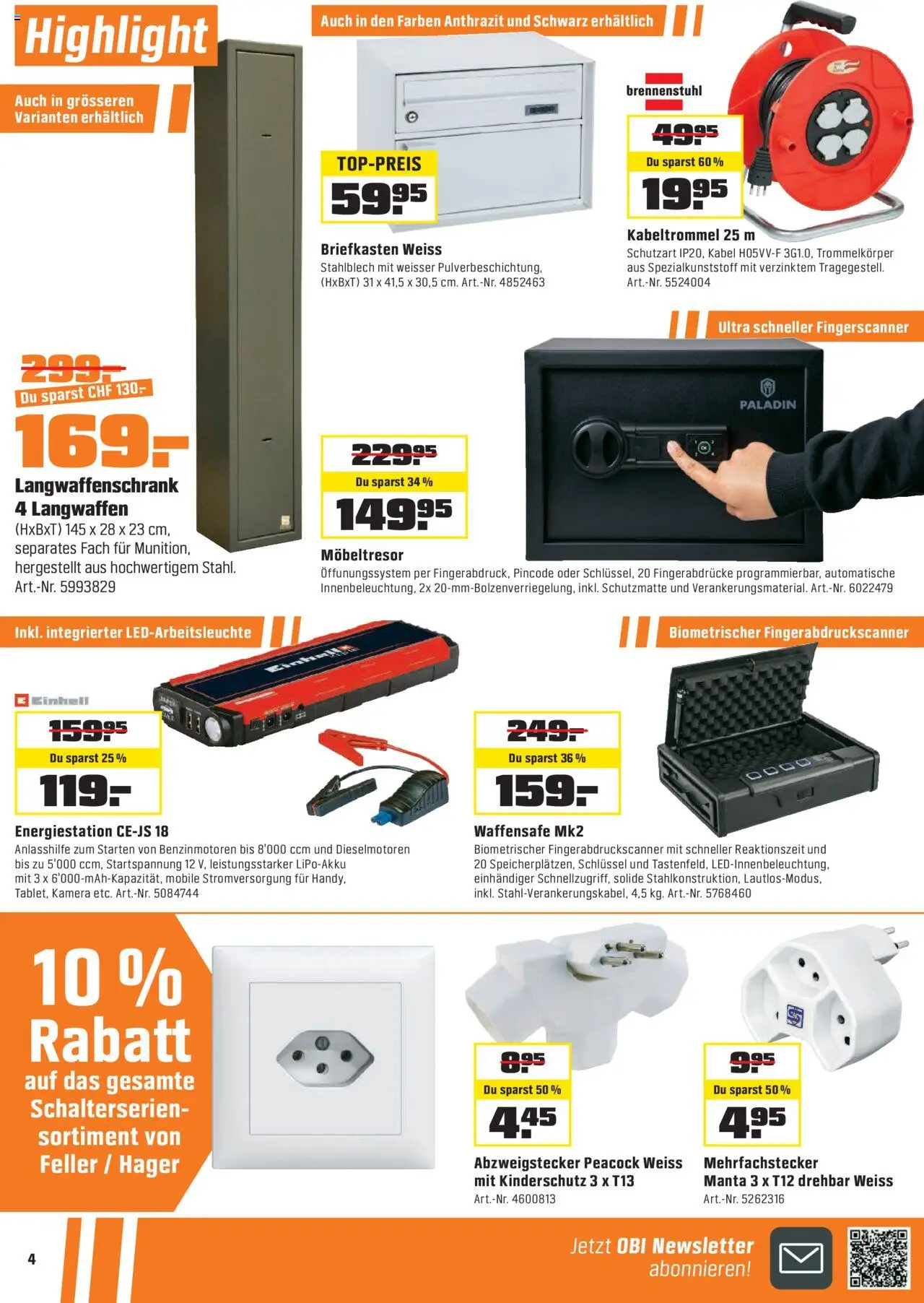 OBI Aktionen – gültig ab 18.10.2025 | Seite: 4 | Produkte: Kamera, Kabel