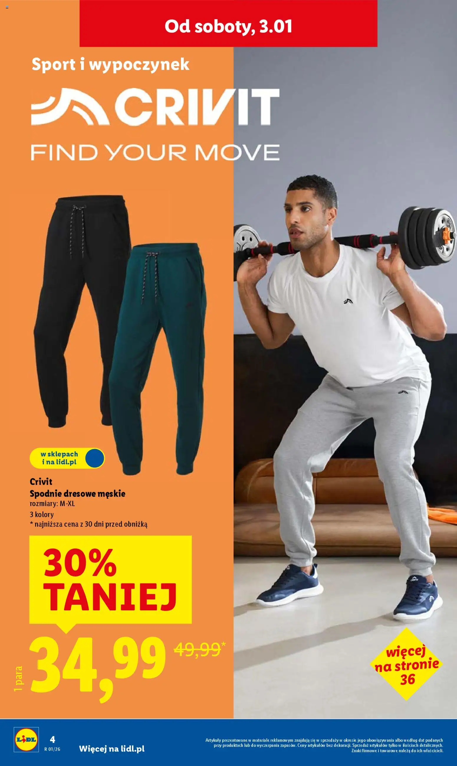 Lidl Katalog od 29.12.2025 | Strona: 4 | Produkty: Spodnie