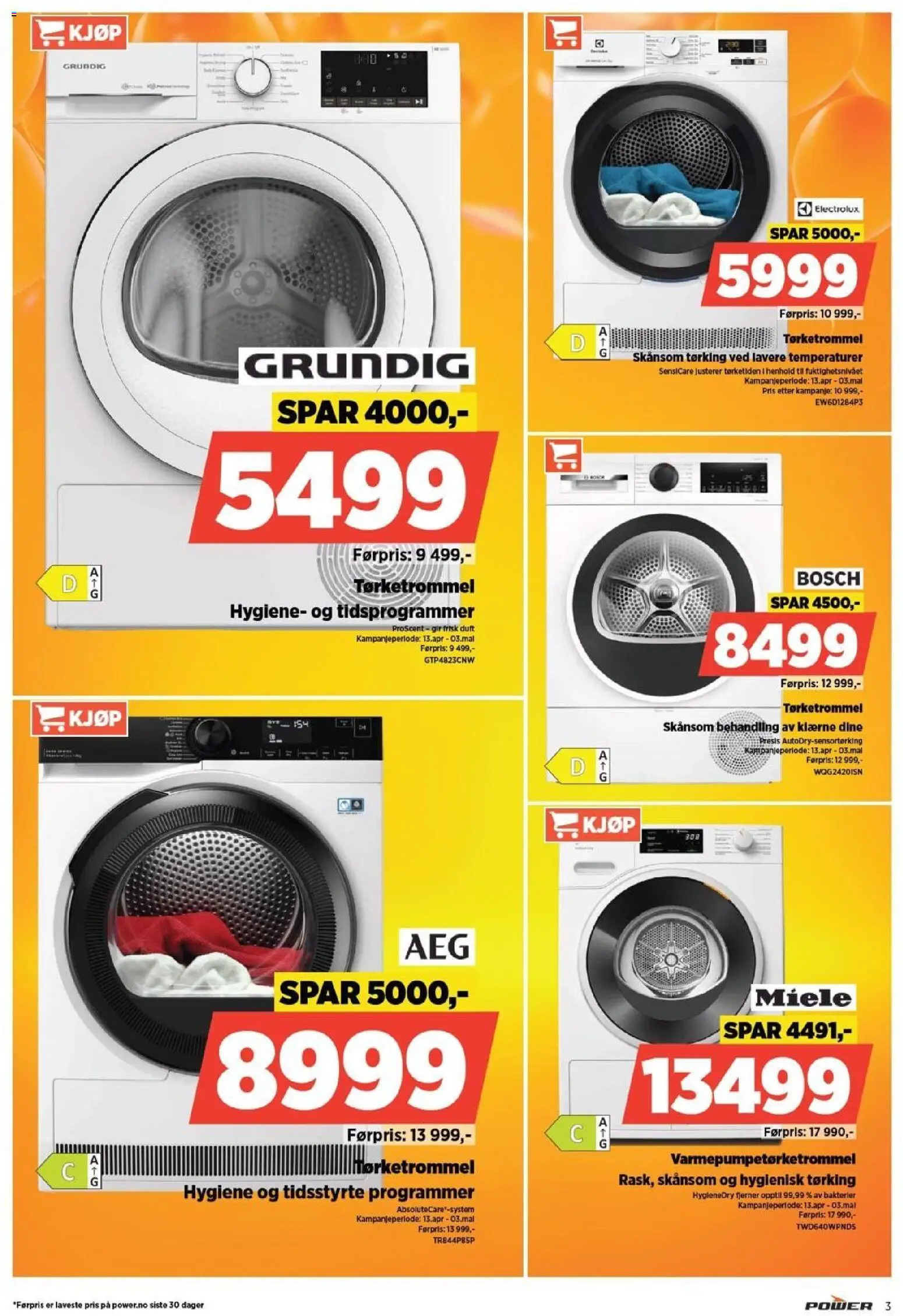 {H1} | Side: 3 | Produkter: Tørketrommel, Duft