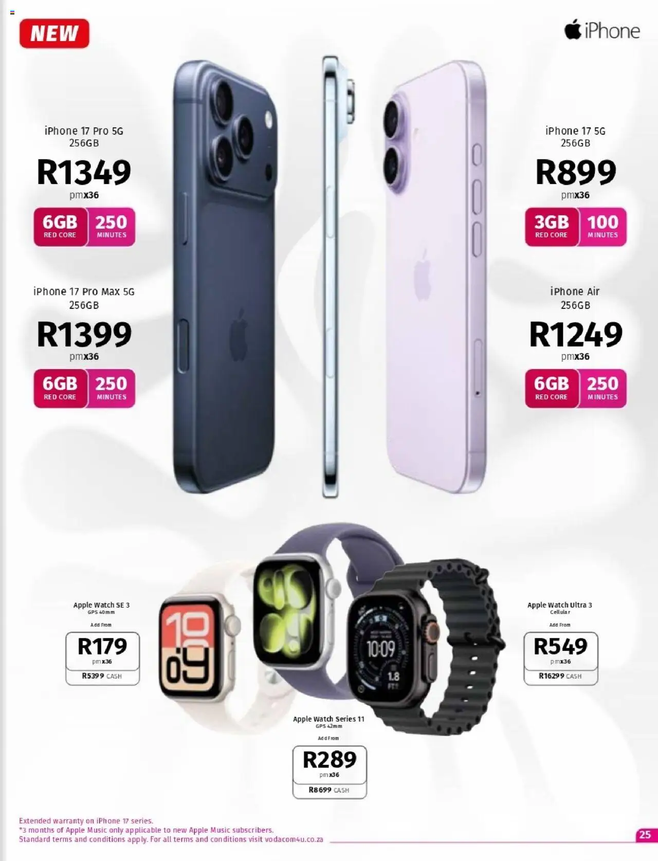 New Vodacom catalogue – valid from 07.10.2025 | Page: 25 | Products: Watch