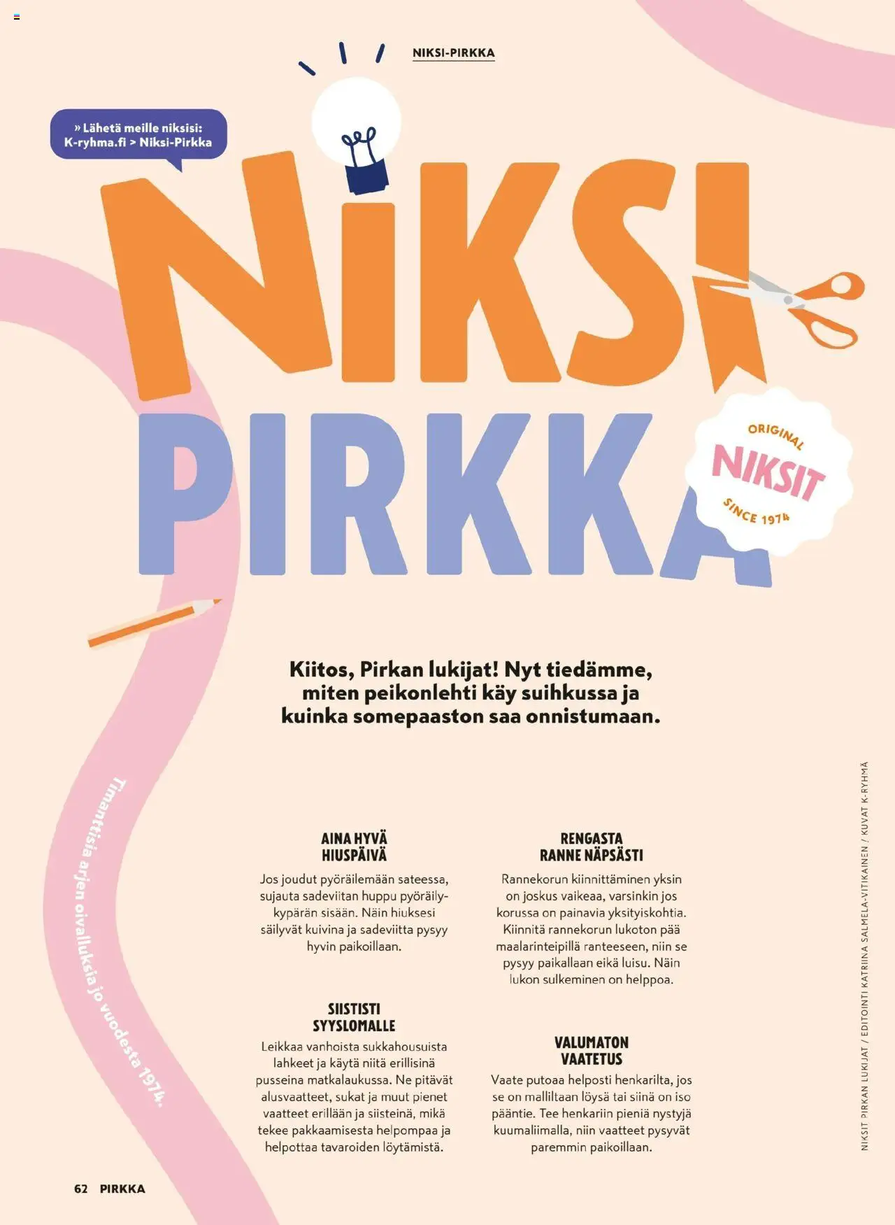 K-Supermarket - Pirkka – voimassa 01.10.2025 alkaen | Sivu: 62 | Tuotteet: Vaatteet, Sukat, Tee