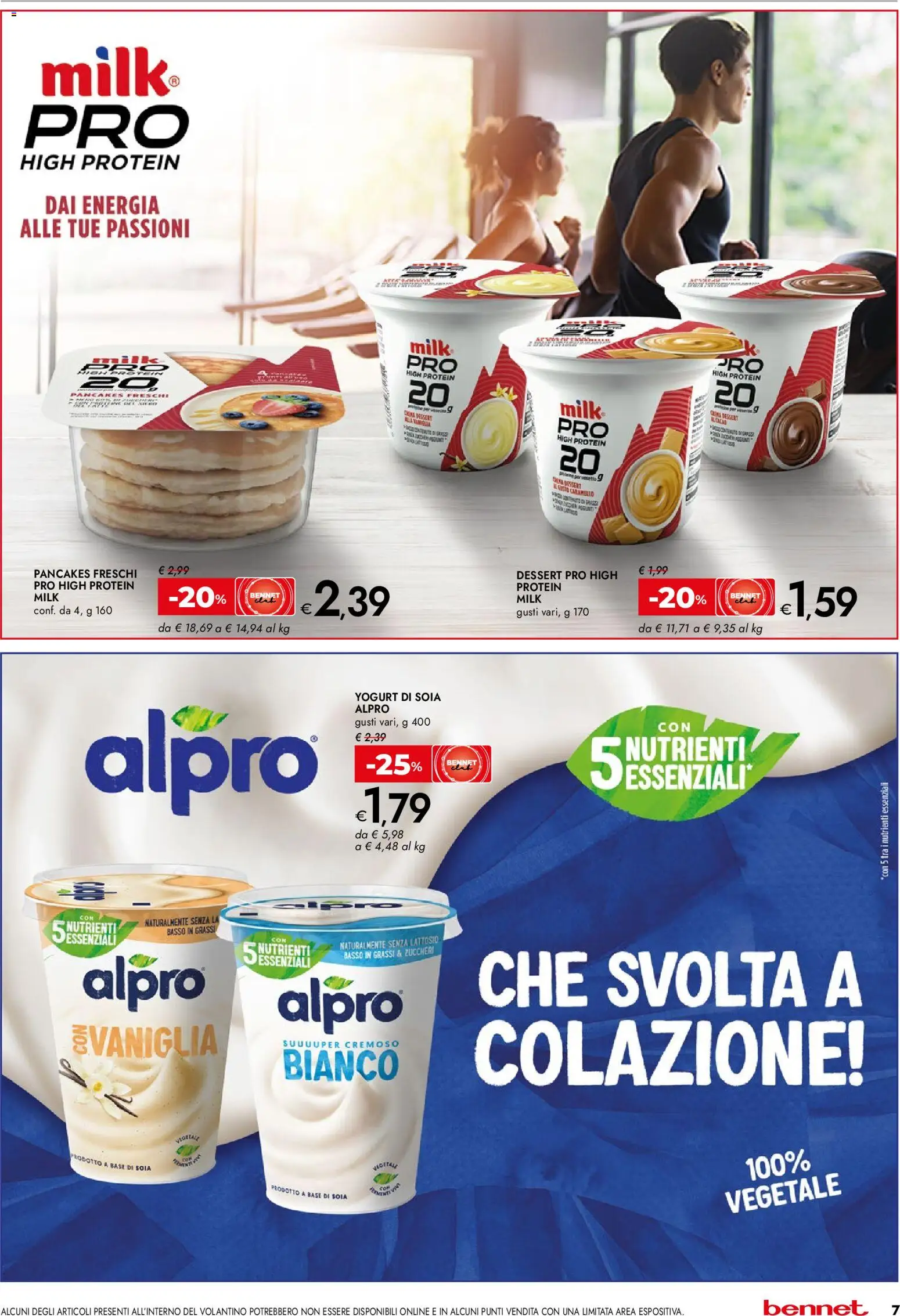 Volantino bennet del 27.12.2025 | Pagina: 7 | Prodotti: Yogurt