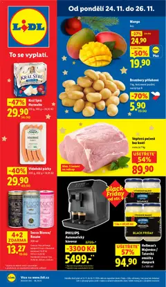 Náhled letáku Lidl Black Friday od 24.11.2025