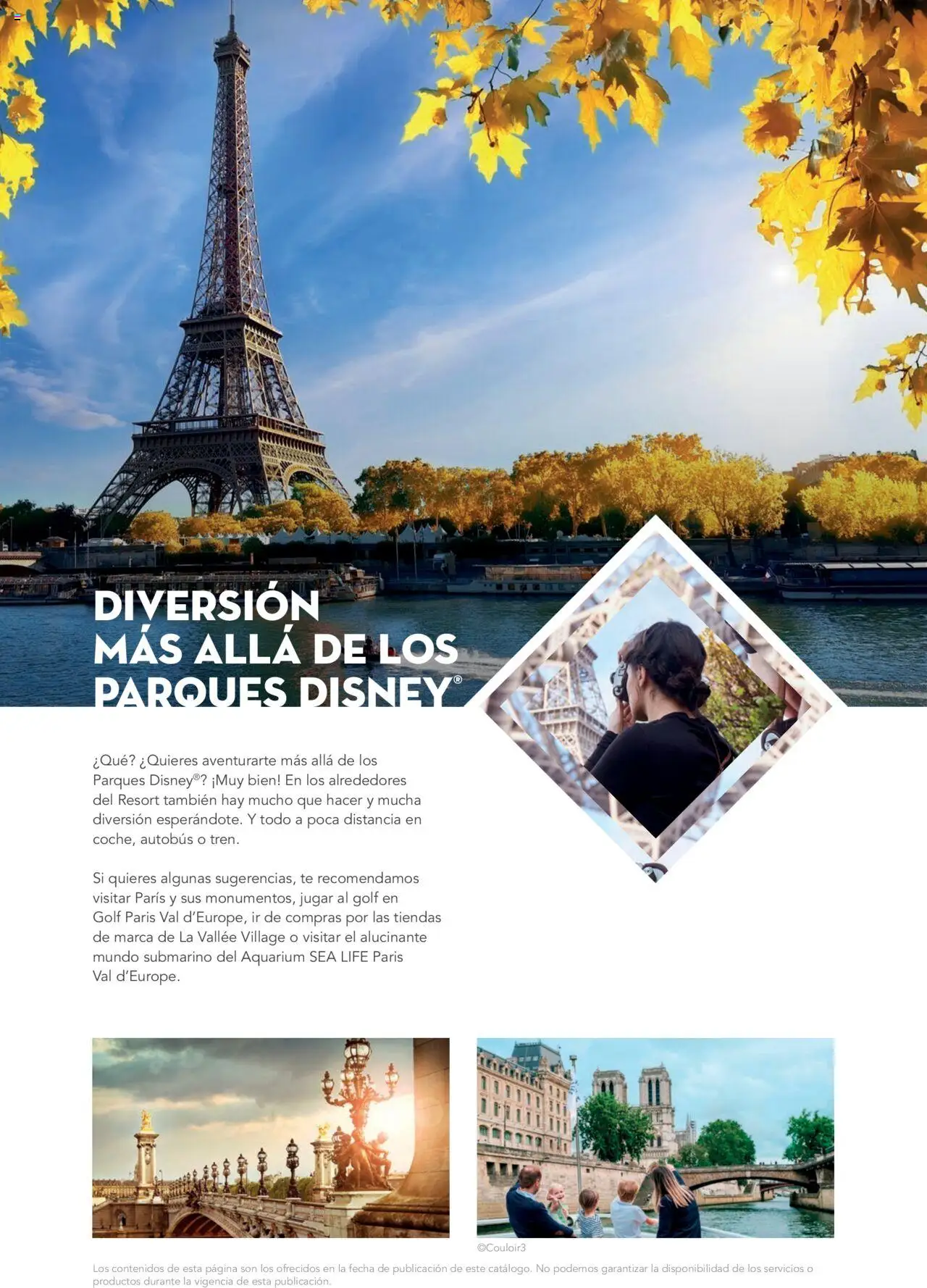 Viajes El Corte Inglés - Disneyland Paris 2025 2026 │ válido desde el 01.04.2025 | Página: 50