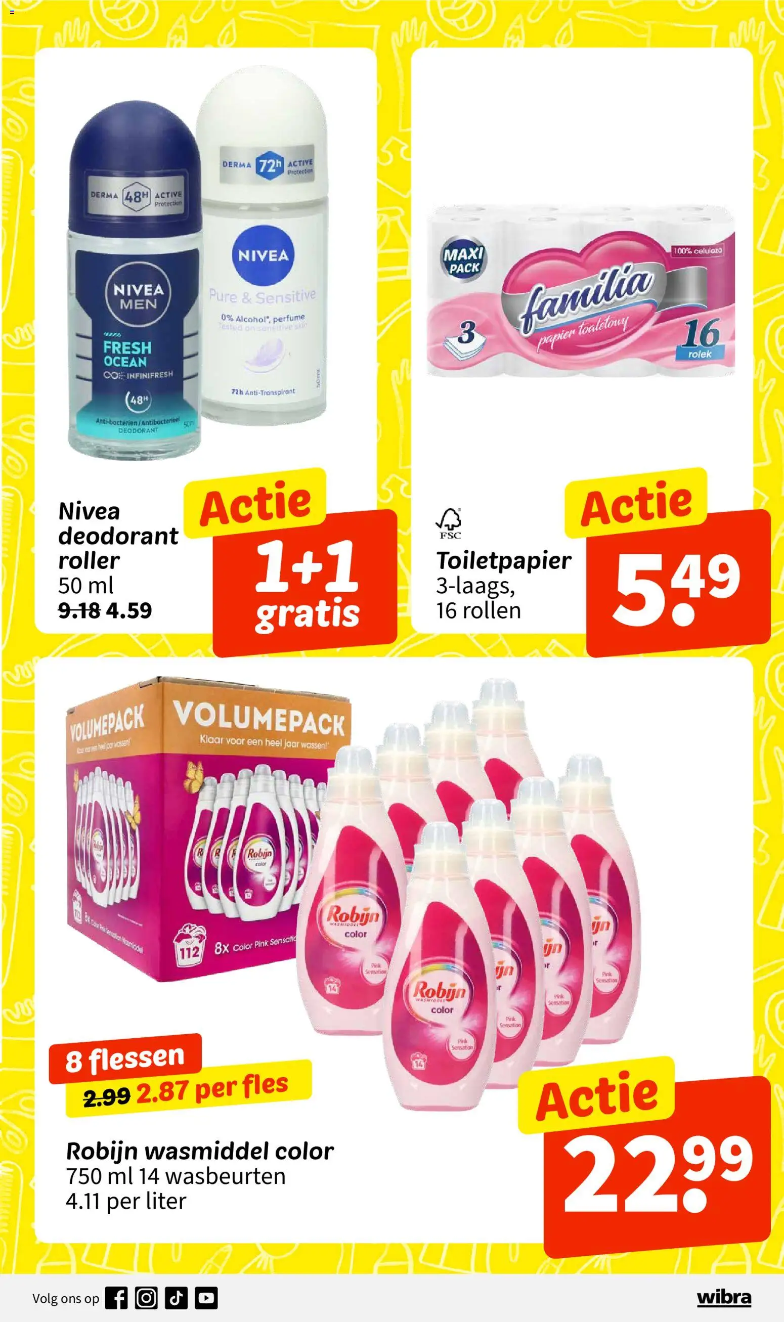 {H1} | Pagina: 19 | Producten: Fles, Papier, Toiletpapier, Antitranspirant