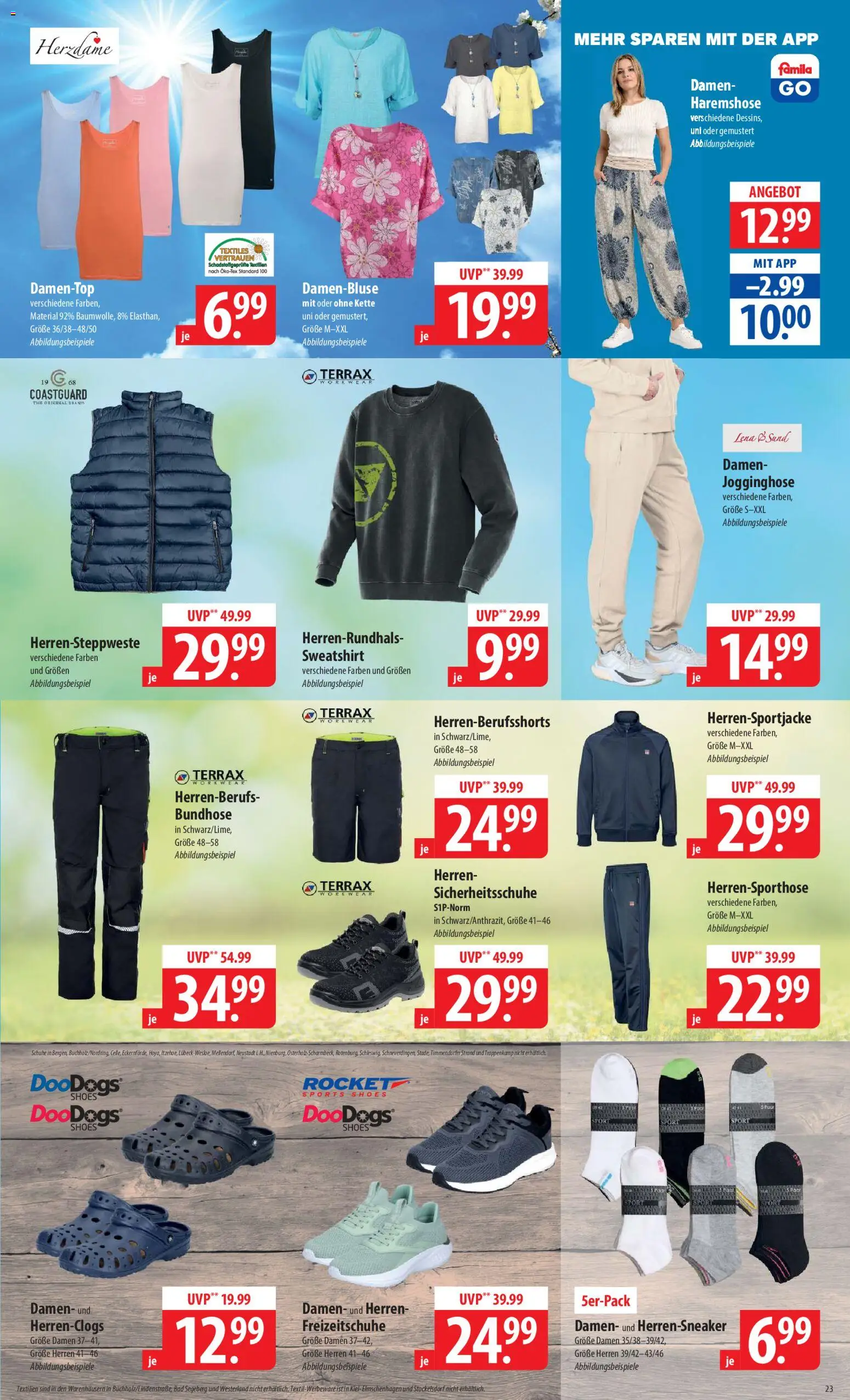 Famila Prospekt 	 – gültig ab 30.03.2026 | Seite: 23 | Produkte: Jogginghose, Sweatshirt, Bad