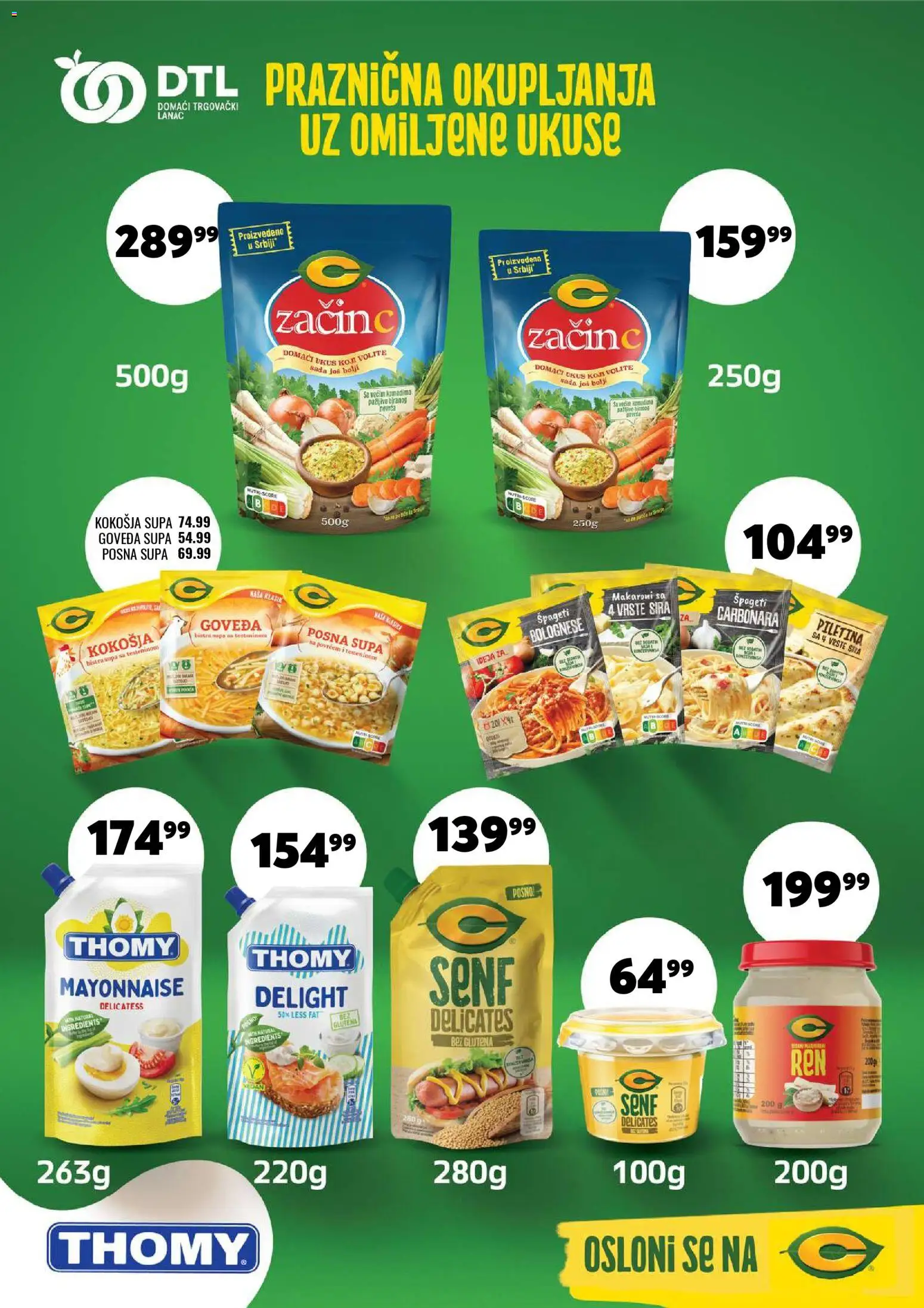 Tekijanka katalog - važi od 08.04.2026 | Strana: 3 | Proizvode: Senf, Špageti, Piletina