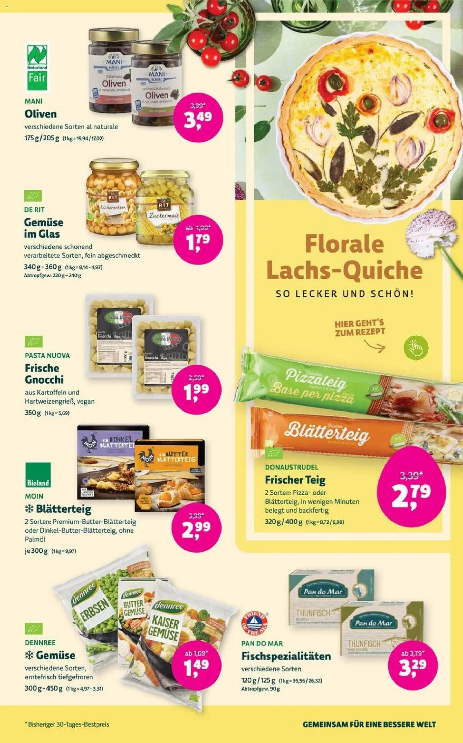 Denns BioMarkt Angebote – gültig ab 25.03.2026 | Seite: 11 | Produkte: Thunfisch, Gemüse, Pasta, Erbsen