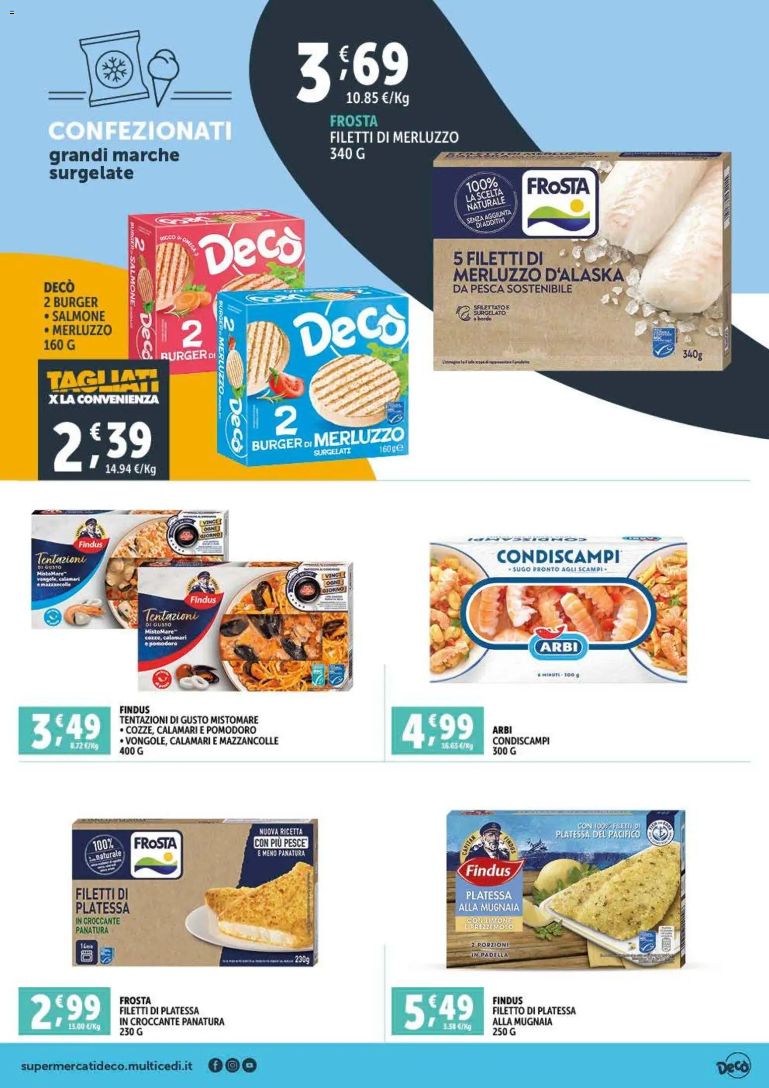 Volantino Decò del 07.11.2025 | Pagina: 5 | Prodotti: Salmone, Pesce, Prezzemolo, Padella