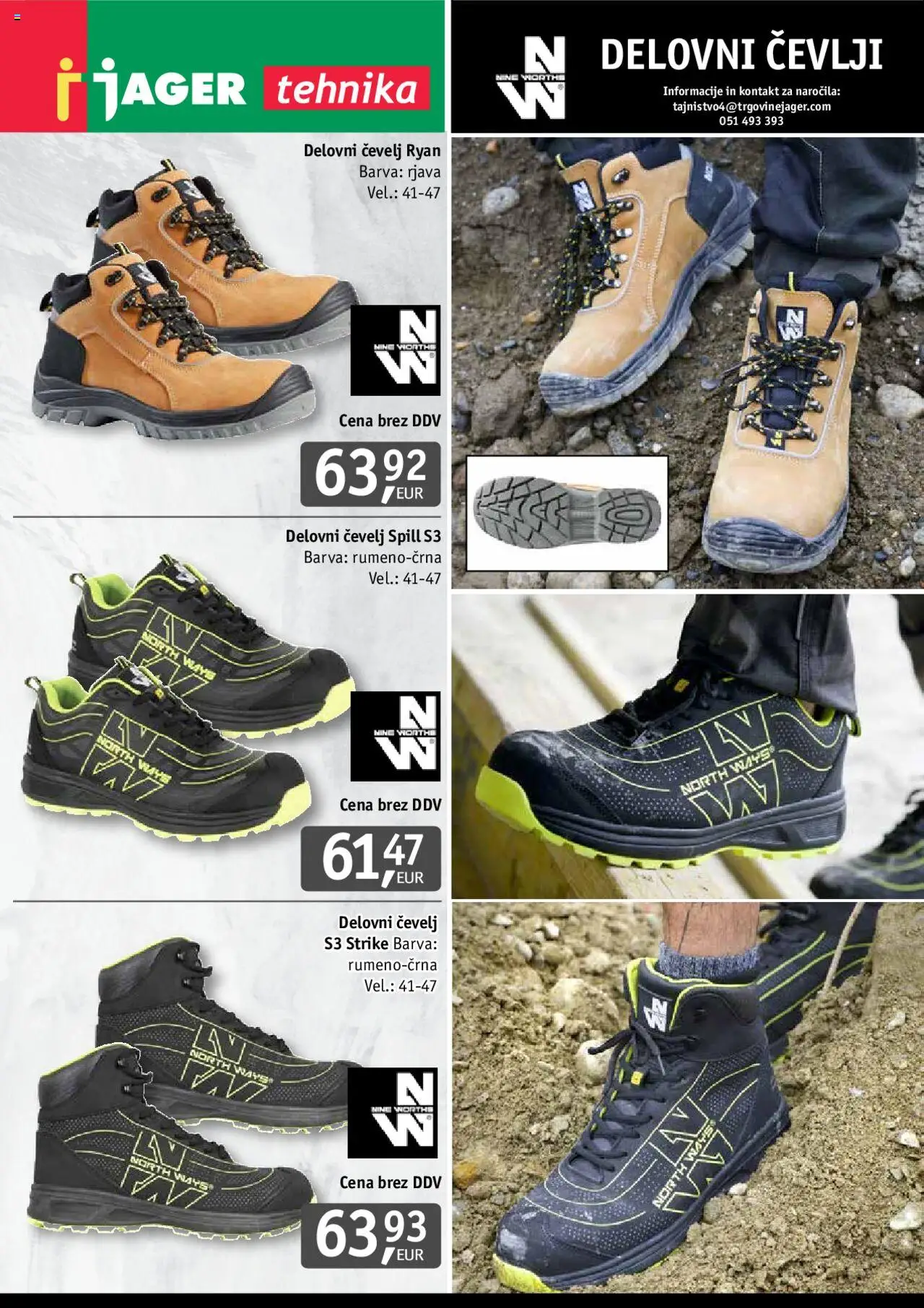 Jager katalog delovnih oblačil │ velja od 29.01.2024 | Stran: 4 | Izdelki: Barva, Cevlji