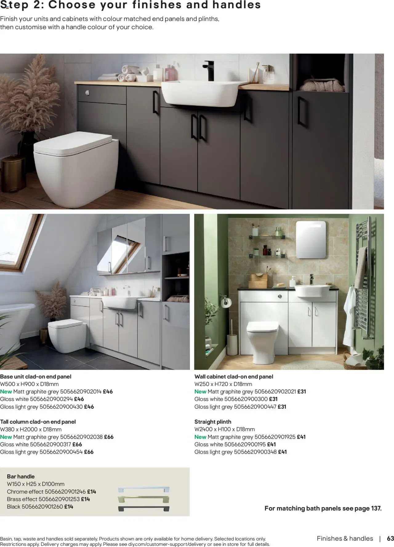  | Page: 63 | Products: Bath, Handle, Cabinet, Wall cabinet