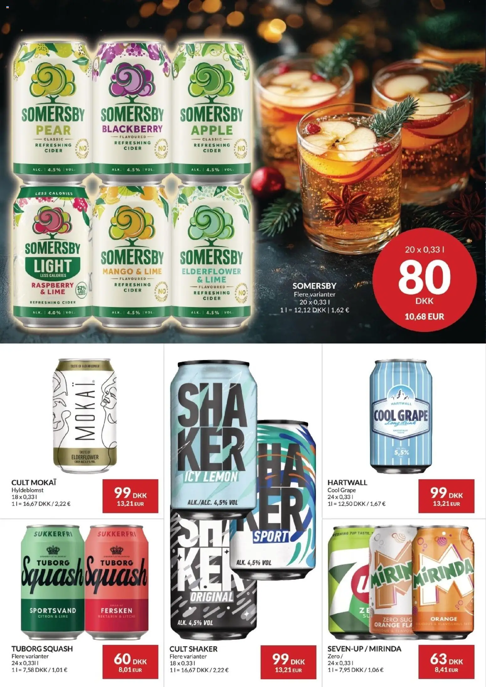Nielsen Discount tilbudsavis – gyldig fra 30.10.2025 | Side: 38 | Produkter: Squash, Cider, Lime, Tuborg Squash