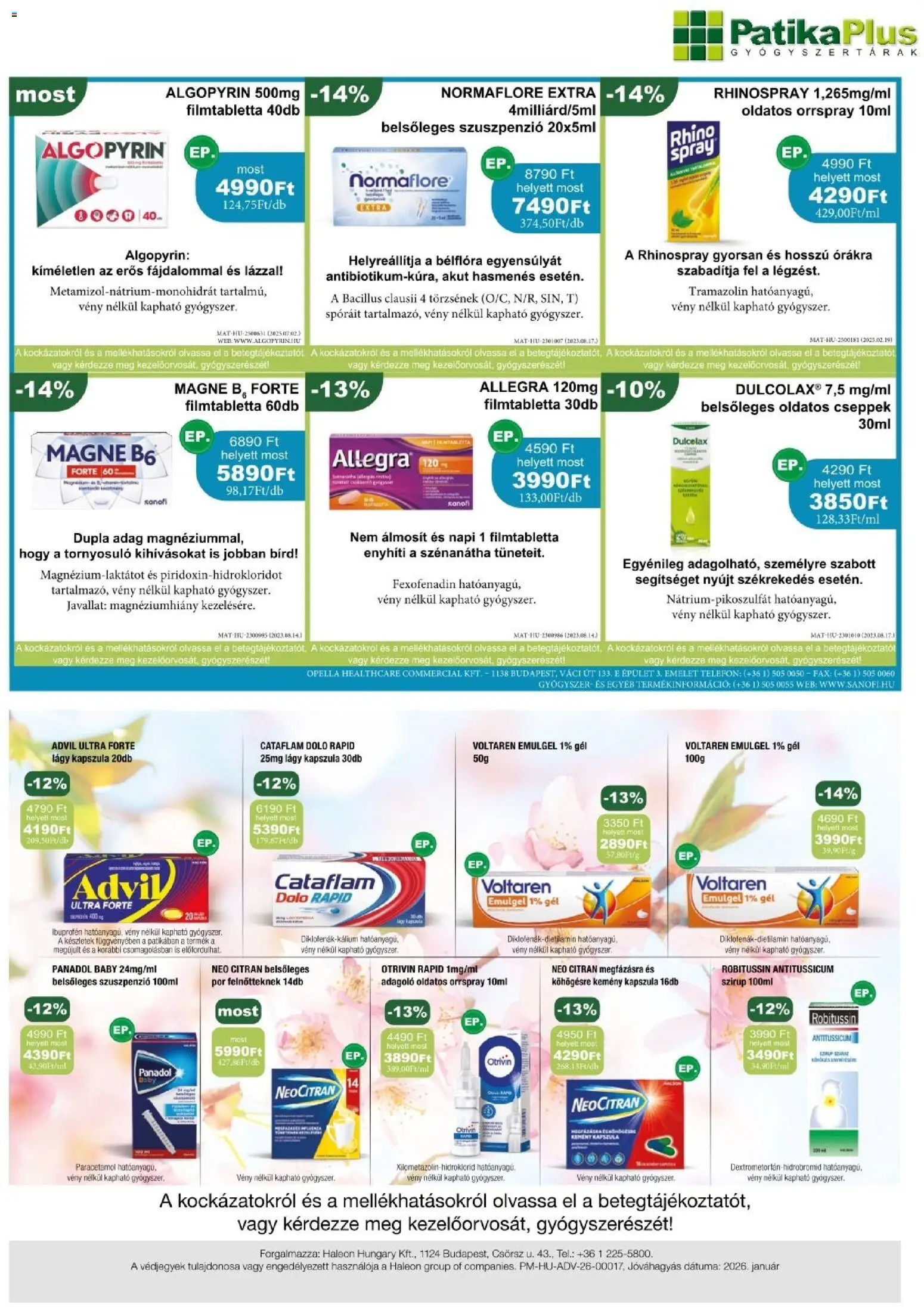 PatikaPlus akciós ujság - amely érvényes a következő dátumtól: 01.01.2026 | Oldal: 3