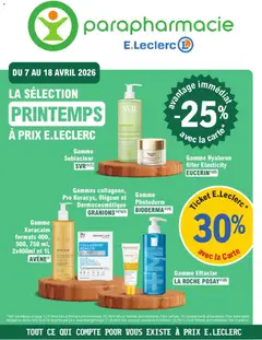 E.Leclerc - Prévisualisation de E.Leclerc Parapharmacie catalogue valide à partir de 07.04.2026