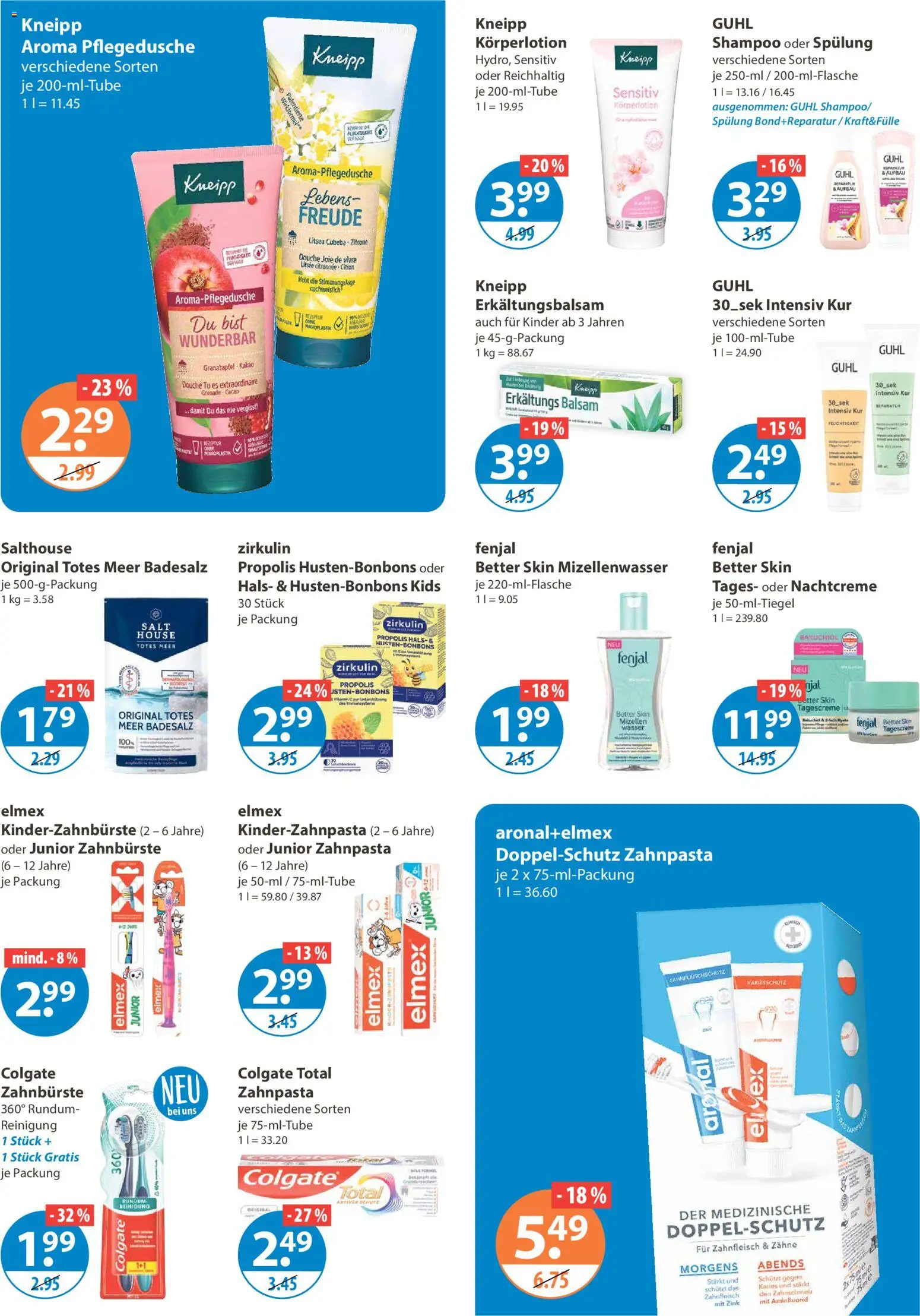 V-Markt - Hallertau / Oberpfalz – gültig ab 05.02.2026 | Seite: 12 | Produkte: Granatapfel, Zahnbürste, Wasser, Nachtcreme