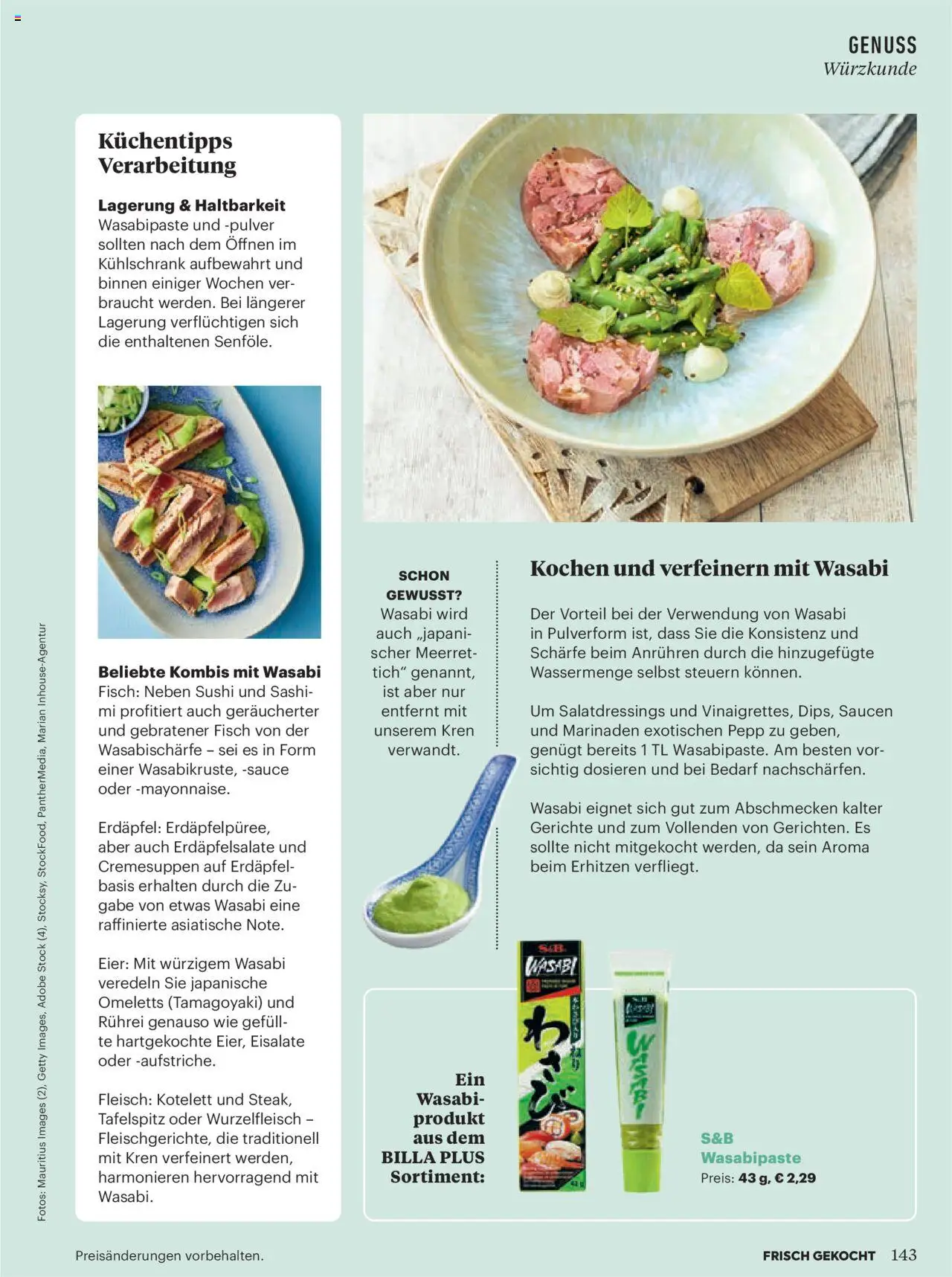 Billa Frisch Gekocht gültig ab 01.09.2025 | Seite: 141 | Produkte: Kühlschrank, Eier, Fisch