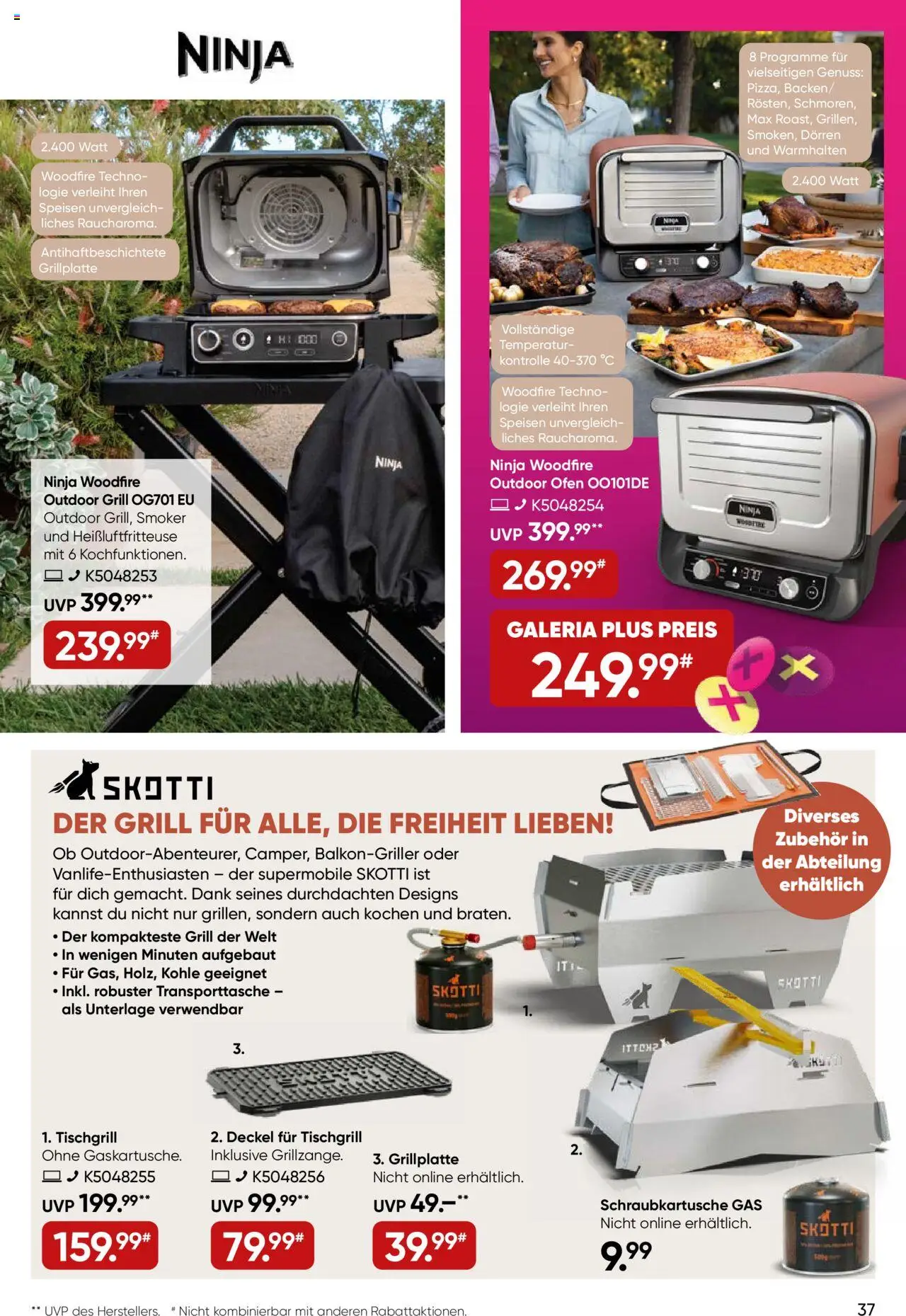 Galeria Karstadt Kaufhof Prospekt 	 - gültig ab dem 27.08.2025 | Seite: 37 | Produkte: Ofen, Grill, Heißluftfritteuse