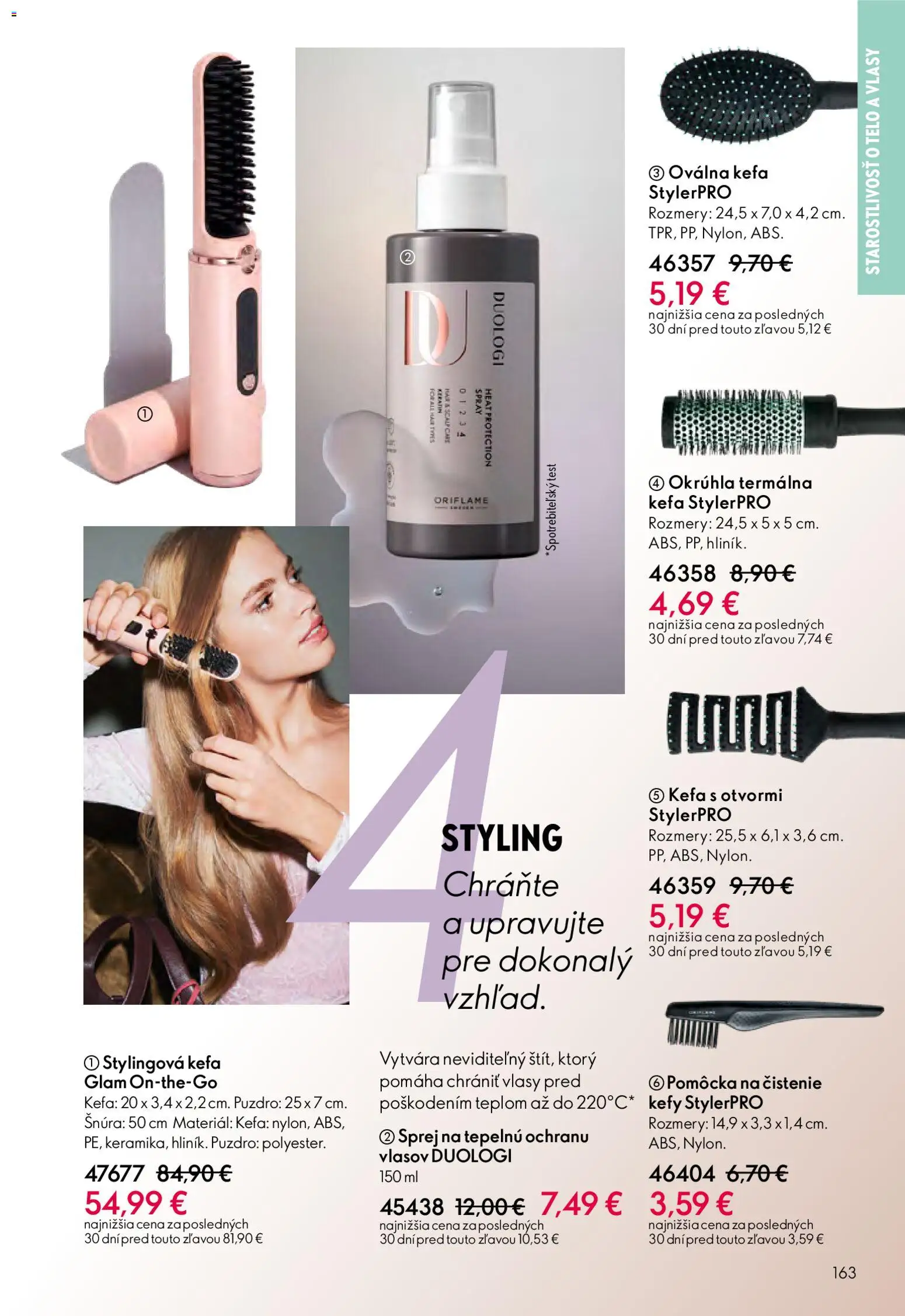 Nové Oriflame akcie – leták je platný od 11.02.2026 | Strana: 163 | Produkty: Kefa, Puzdro