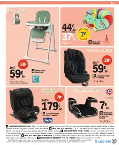 E.Leclerc - Prévisualisation de E.Leclerc catalogue Evenement valide à partir de 28.10.2025 | Page: 15 | Produits: Tablette, Plateau, Chaise, Siège auto