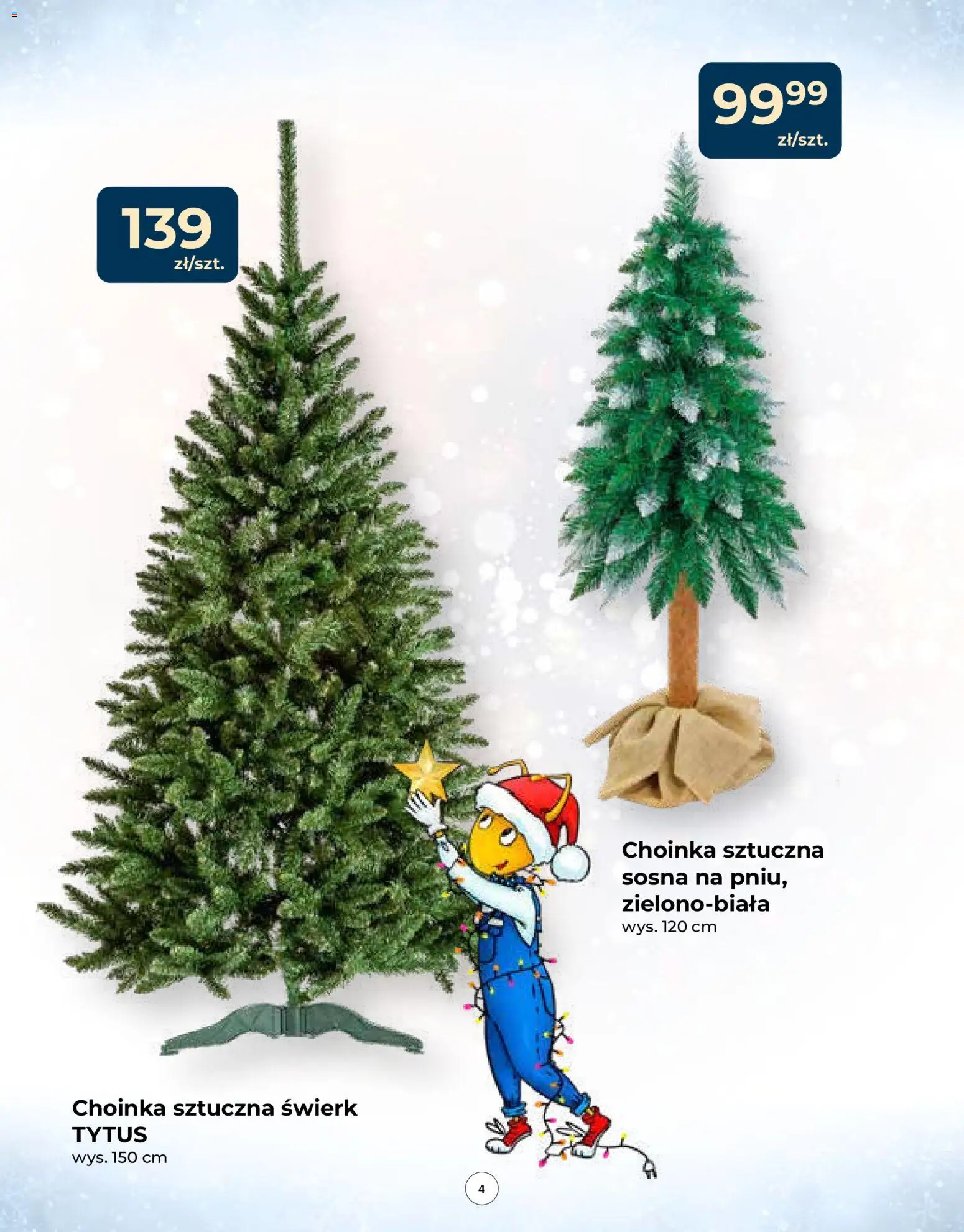 Mrówka Gazetka od 04.12.2025 | Strona: 4 | Produkty: Choinka