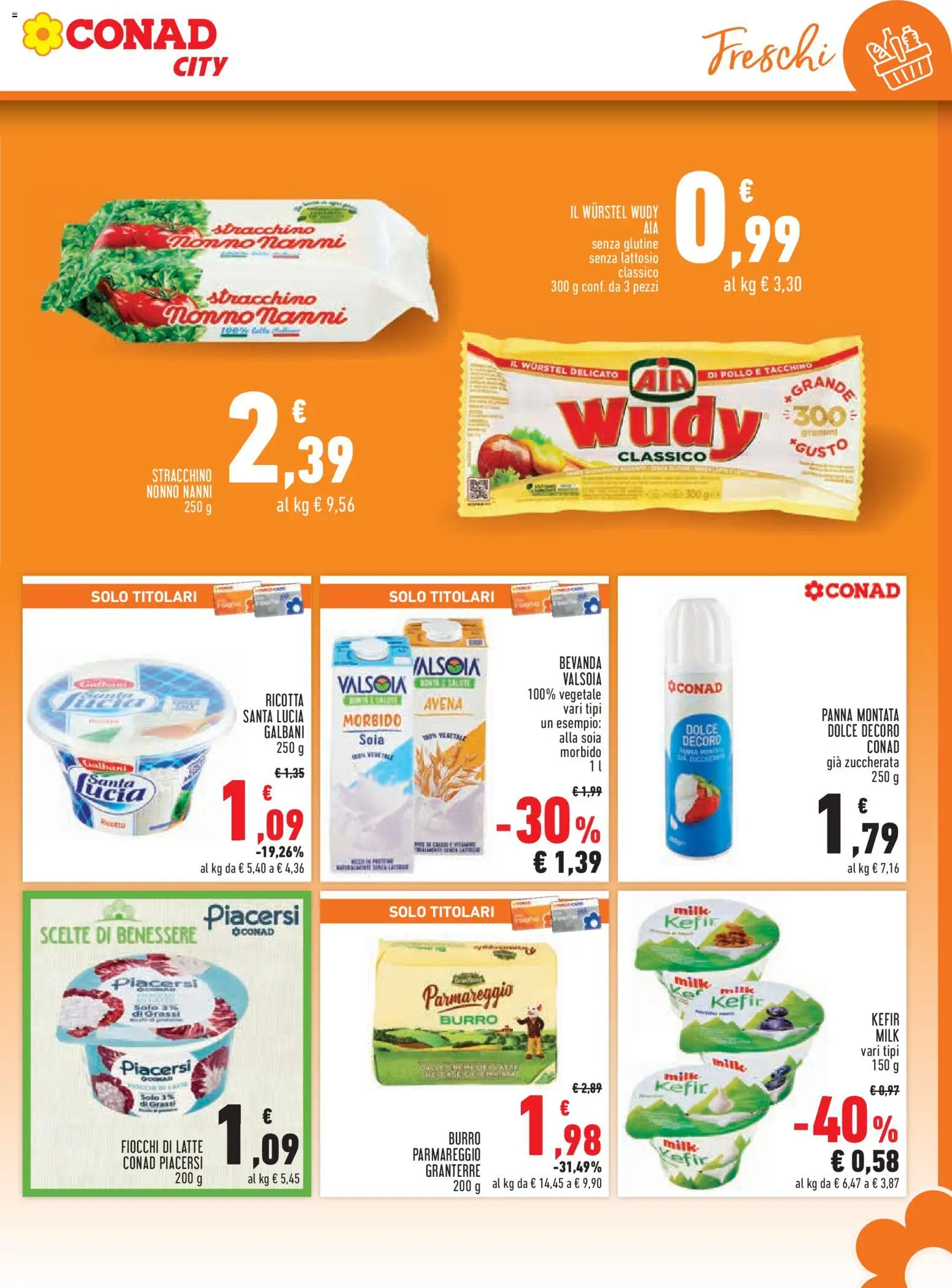 Volantino Conad del 29.01.2026 | Pagina: 11 | Prodotti: Pollo, Latte, Burro, Stracchino