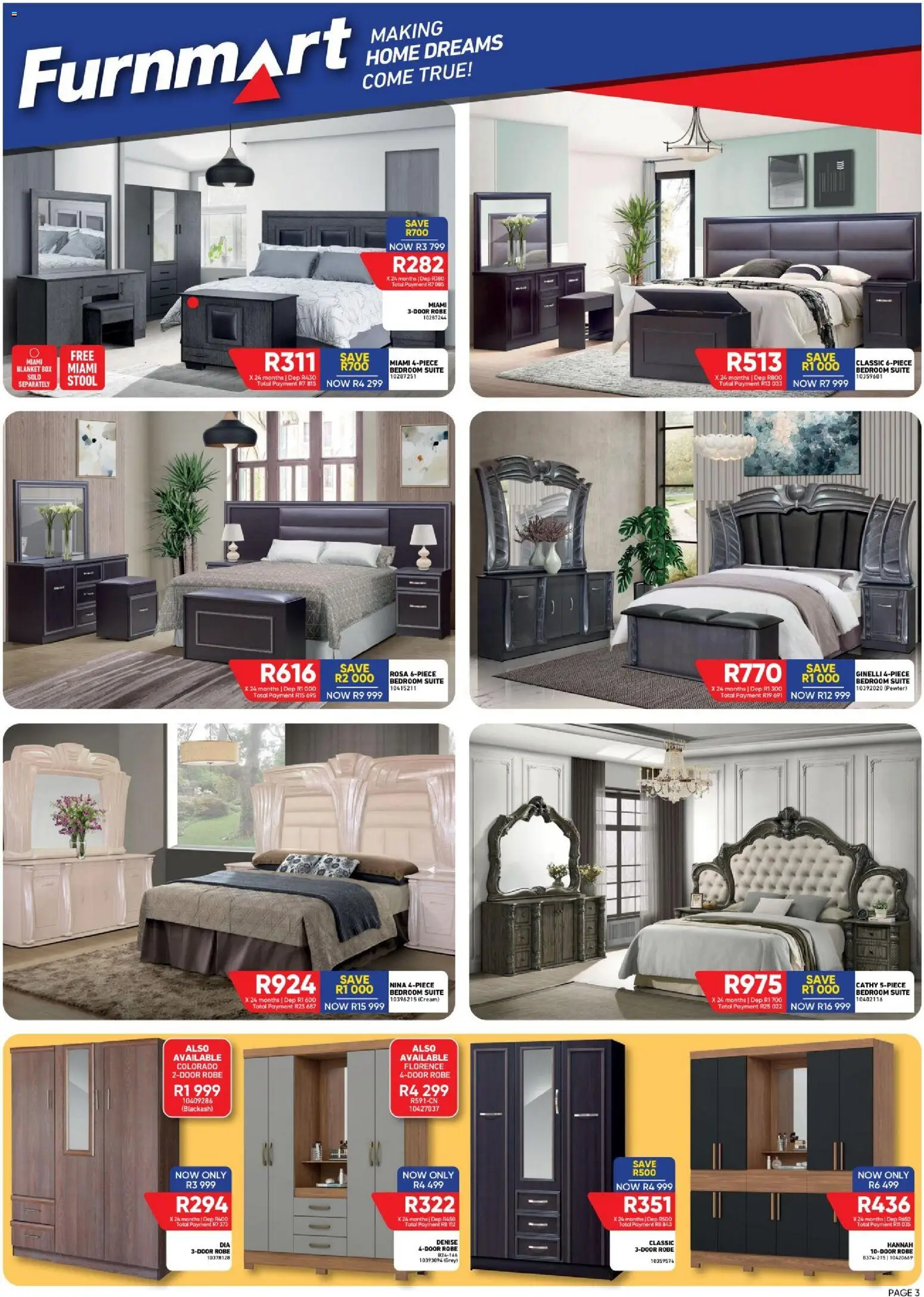 New Furnmart catalogue – valid from 05.02.2026 | Page: 3 | Products: Stool, Blanket box, Blanket, Box