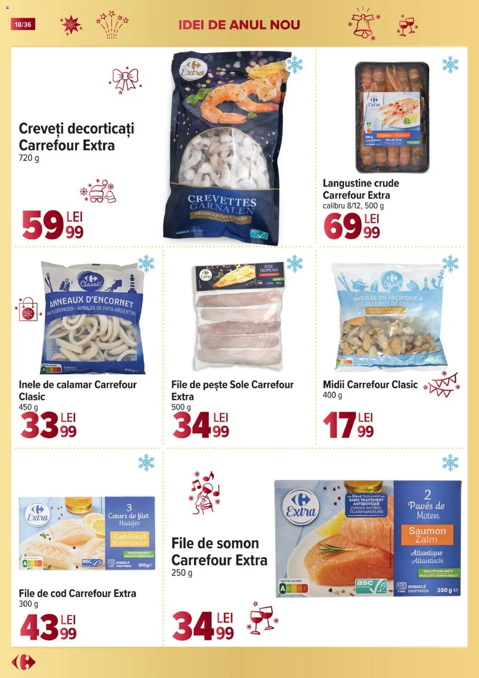 Noul catalog Carrefour – valabil de la 19.11.2025 | Pagină: 18 | Produse: Pește