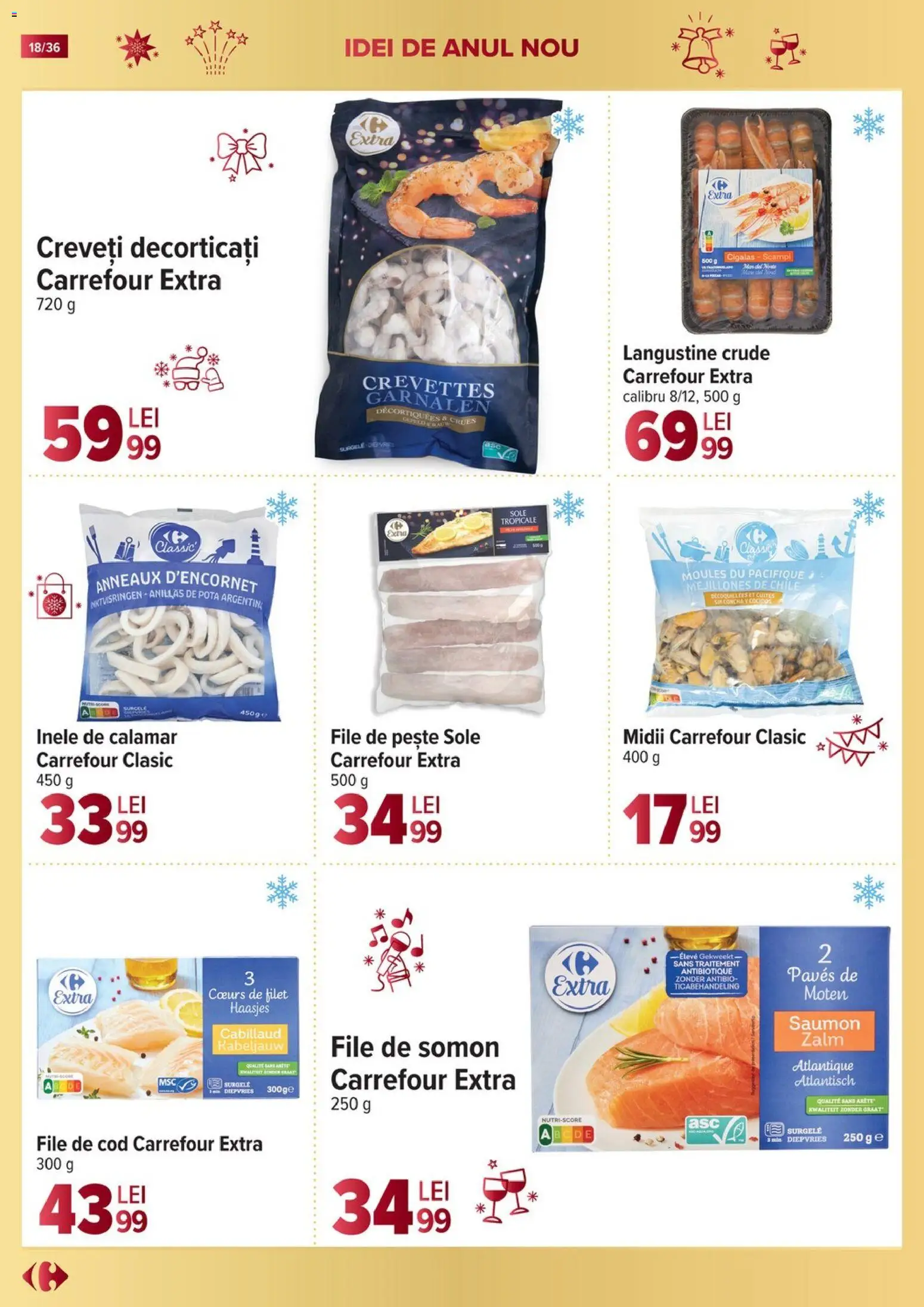 Noul catalog Carrefour – valabil de la 19.11.2025 | Pagină: 18 | Produse: Pește