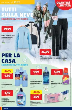 Anteprima del volantino GEL LAVASTOVIGLIE, limone e lime 52 lavaggi 936 ml valido a partire dal 22.12.2025 | Pagina: 24