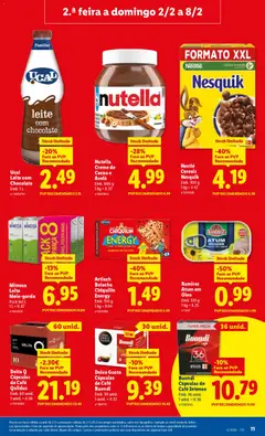 Pré-visualização Nestlé Cereais Nesquik, Cereais Nesquik Emb. 950 g 1 kg = 4.42 válido de 02.02.2026 | Página: 11