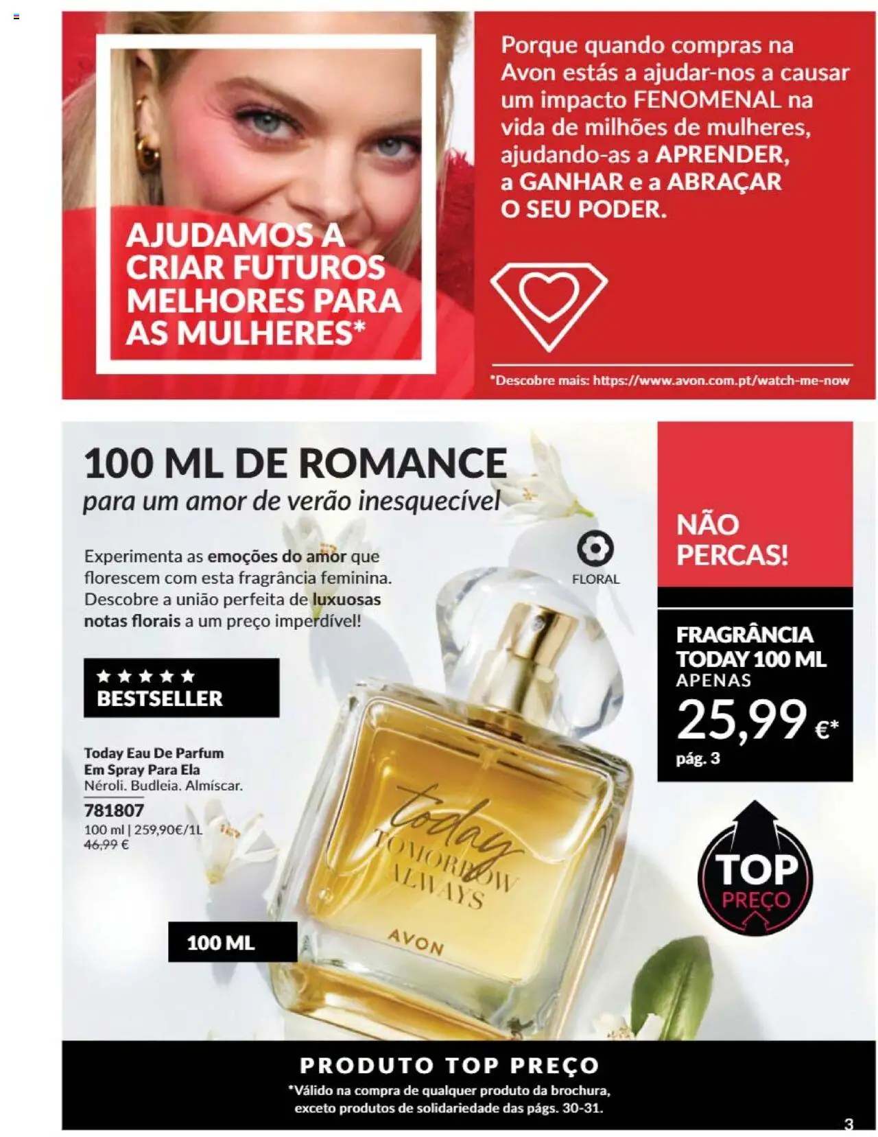 Catálogo Avon Campanha 6 │ válido de 01.06.2025 | Página: 3 | Produtos: Top, Perfume, Fragrância