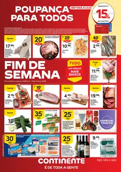 Pré-visualização Continente Fim de Semana à Continente válido de 06.03.2026