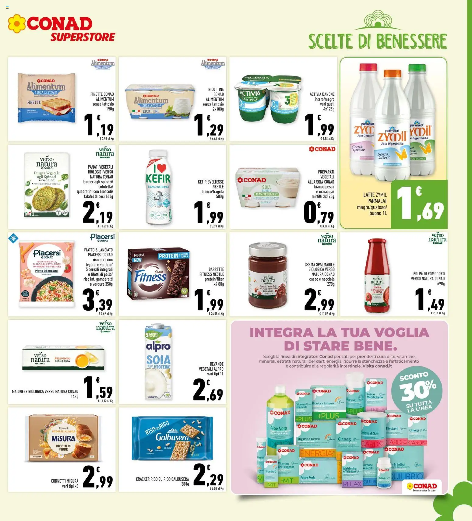 Volantino Conad del 08.04.2026 | Pagina: 11 | Prodotti: Valeriana, Pomodoro, Miele, Aloe vera