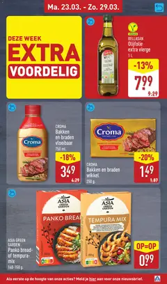 Aldi folder week 13 - Voorbeeld van een folder van Aldi, geldig van 23.03.2026 | Pagina: 13 | Producten: Kisperec, Olijfolie, La