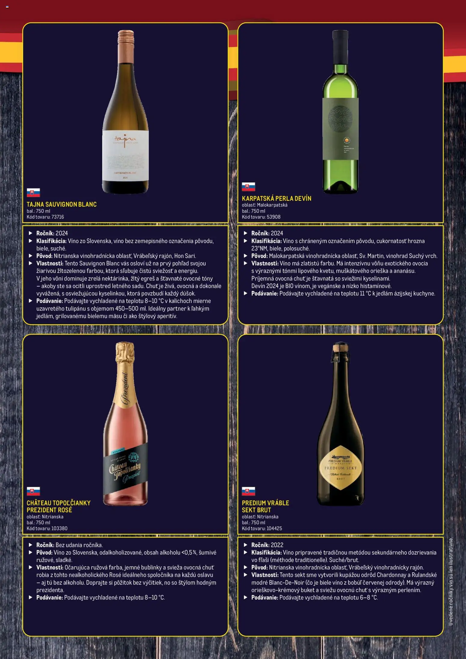 Nové Metro akcie – leták je platný od 15.04.2026 | Strana: 3 | Produkty: Biele víno, Víno