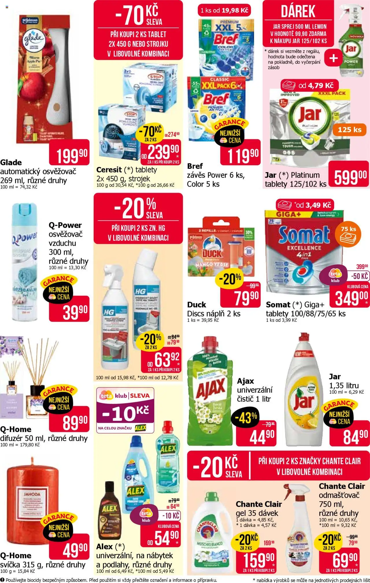 TETA Drogerie leták od 22.10.2025 | Strana: 18 | Produkty: Závěs, Svíčka, Univerzální čistič, Nábytek