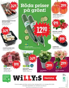 Willys erbjudanden Hemma - Förhandsvisning av reklamblad från butik Willys aktuell från 13.04.2026 | Sida: 4