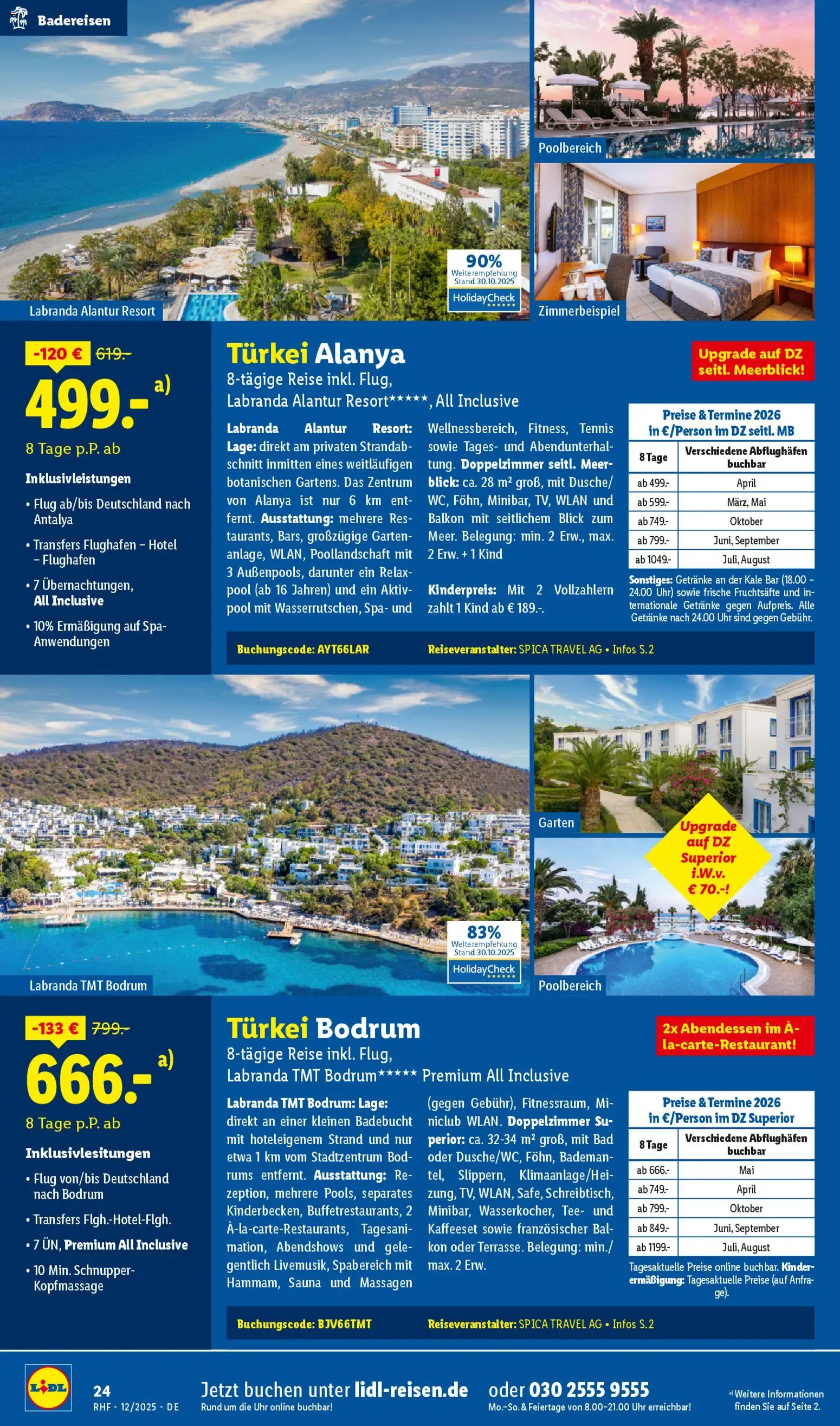 Lidl Reisen Prospekt 	 – gültig ab 28.11.2025 | Seite: 24 | Produkte: Bad, Tee, Uhr