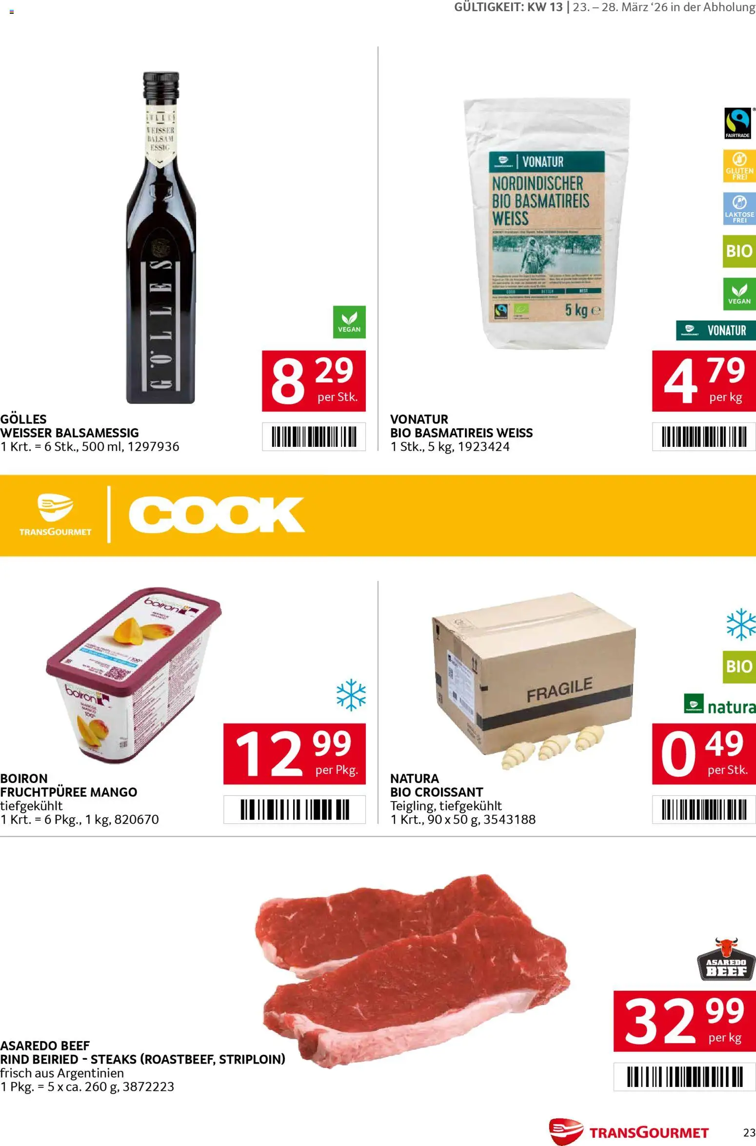 Transgourmet Flugblatt gültig ab 23.03.2026 | Seite: 23 | Produkte: Mango