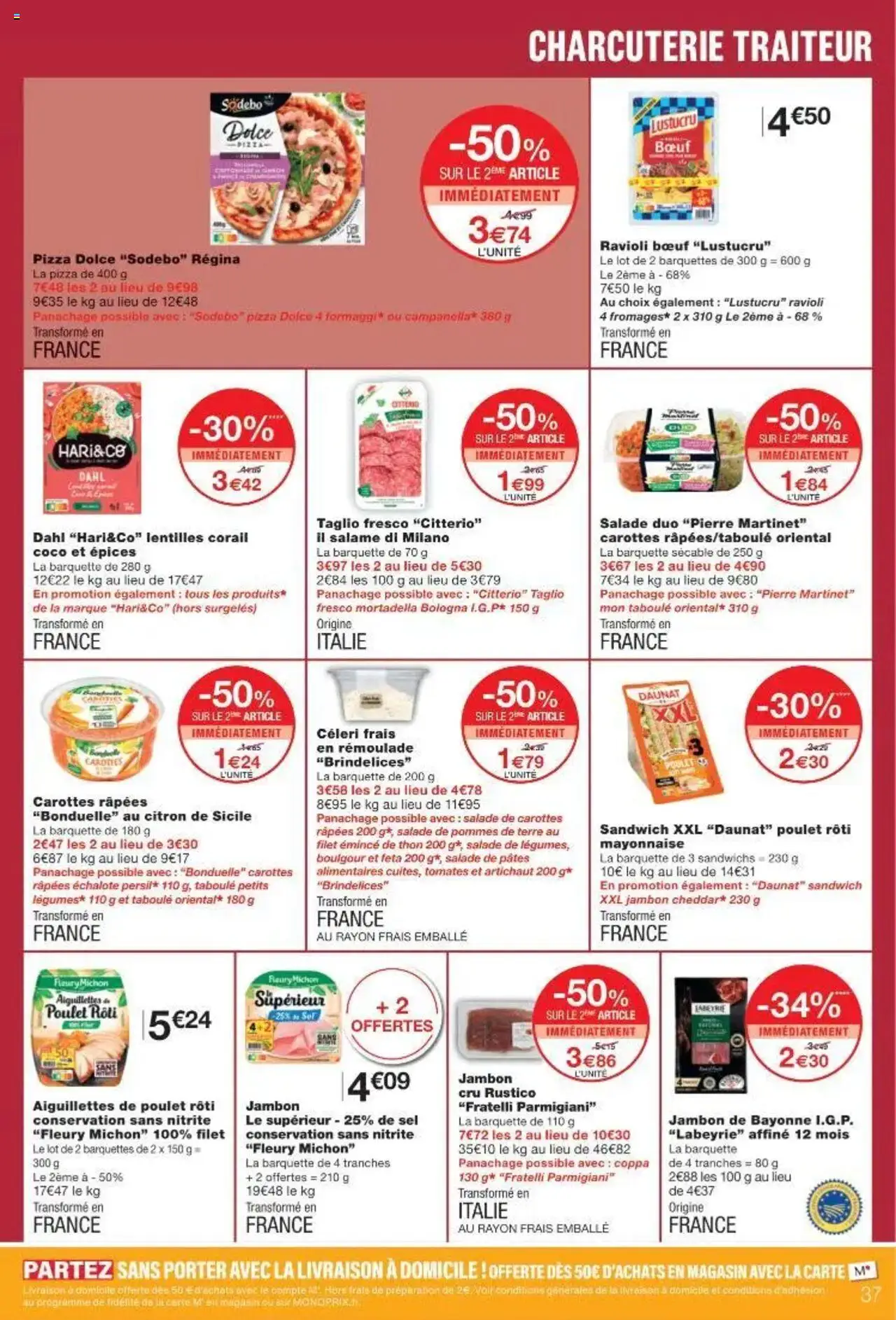  | Page: 37 | Produits: Citron, Jambon, Pizza, Pommes de terre