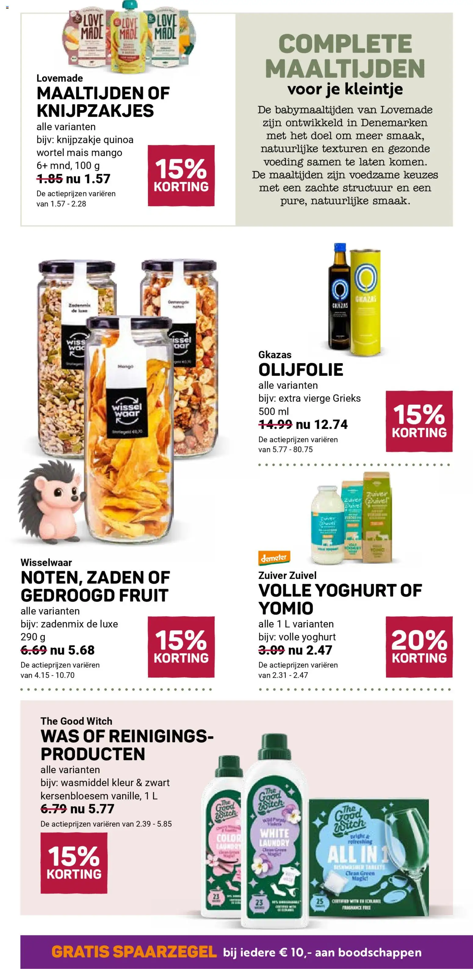 {H1} | Pagina: 14 | Producten: Wasmiddel, Zuivel, Olijfolie, Quinoa